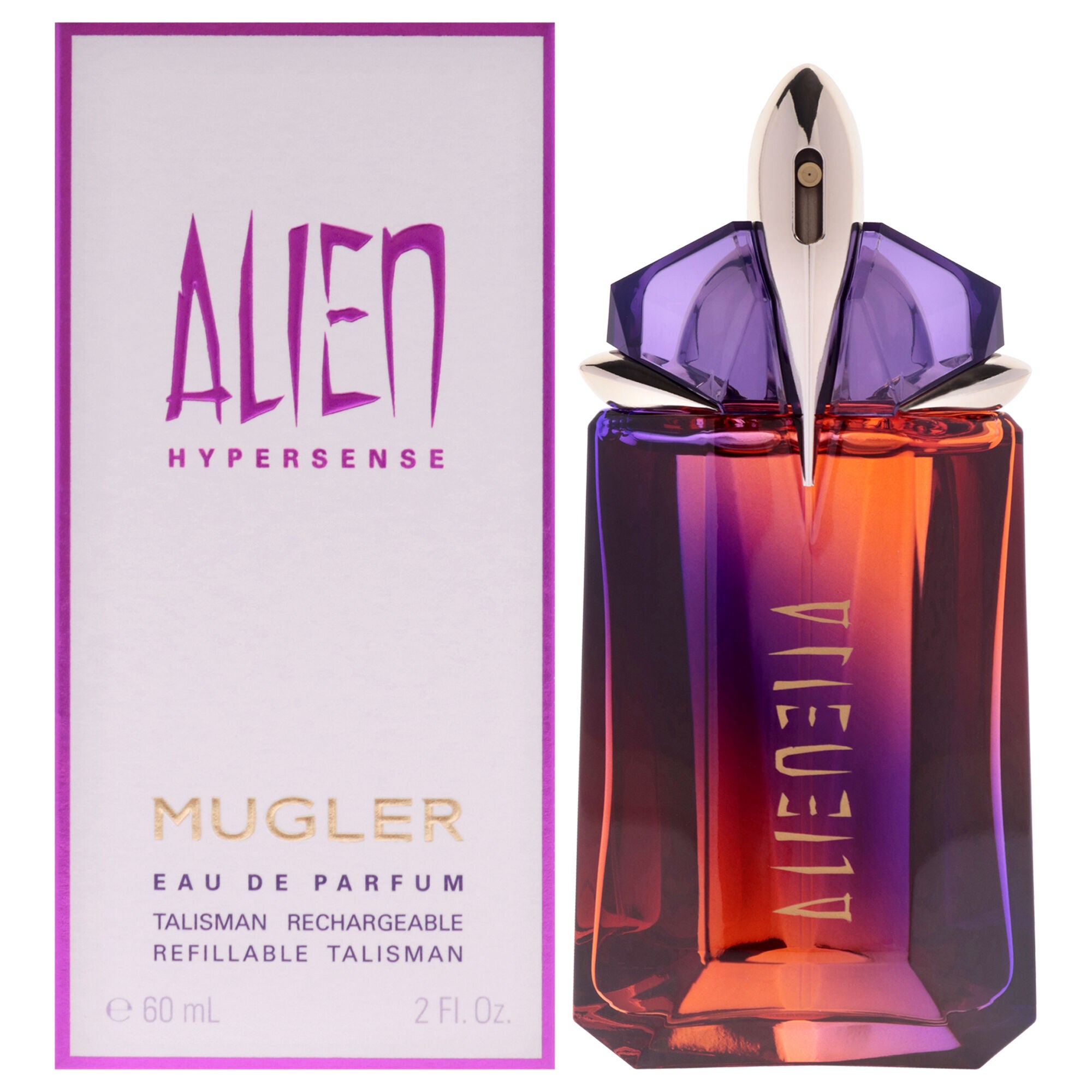 Alien Hypersense by Thierry Mugler for Women - 2 oz EDP Spray (Refillable), Clear, hi-res image number 0