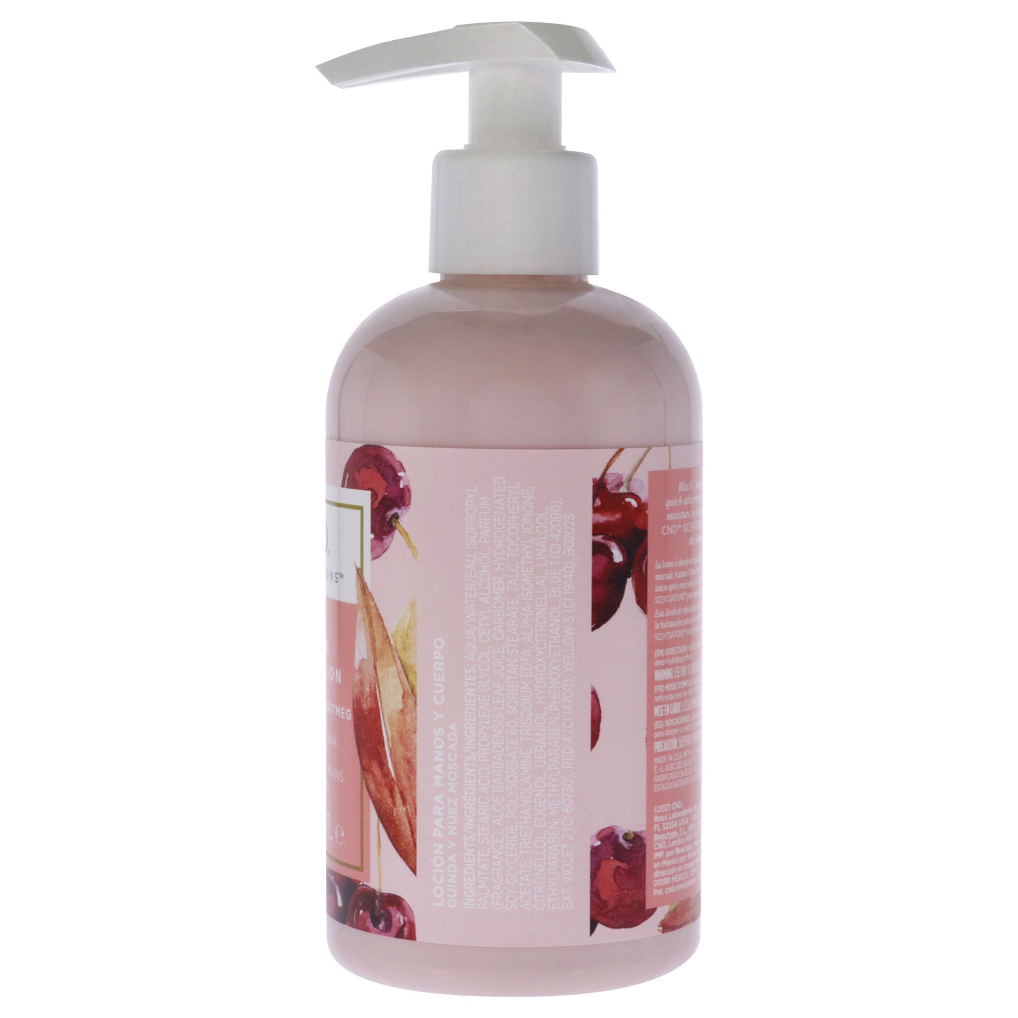 Scentsations - Black Cherry and Nutmeg by CND for Unisex - 8.3 oz Body Lotion, , alternate image number 4