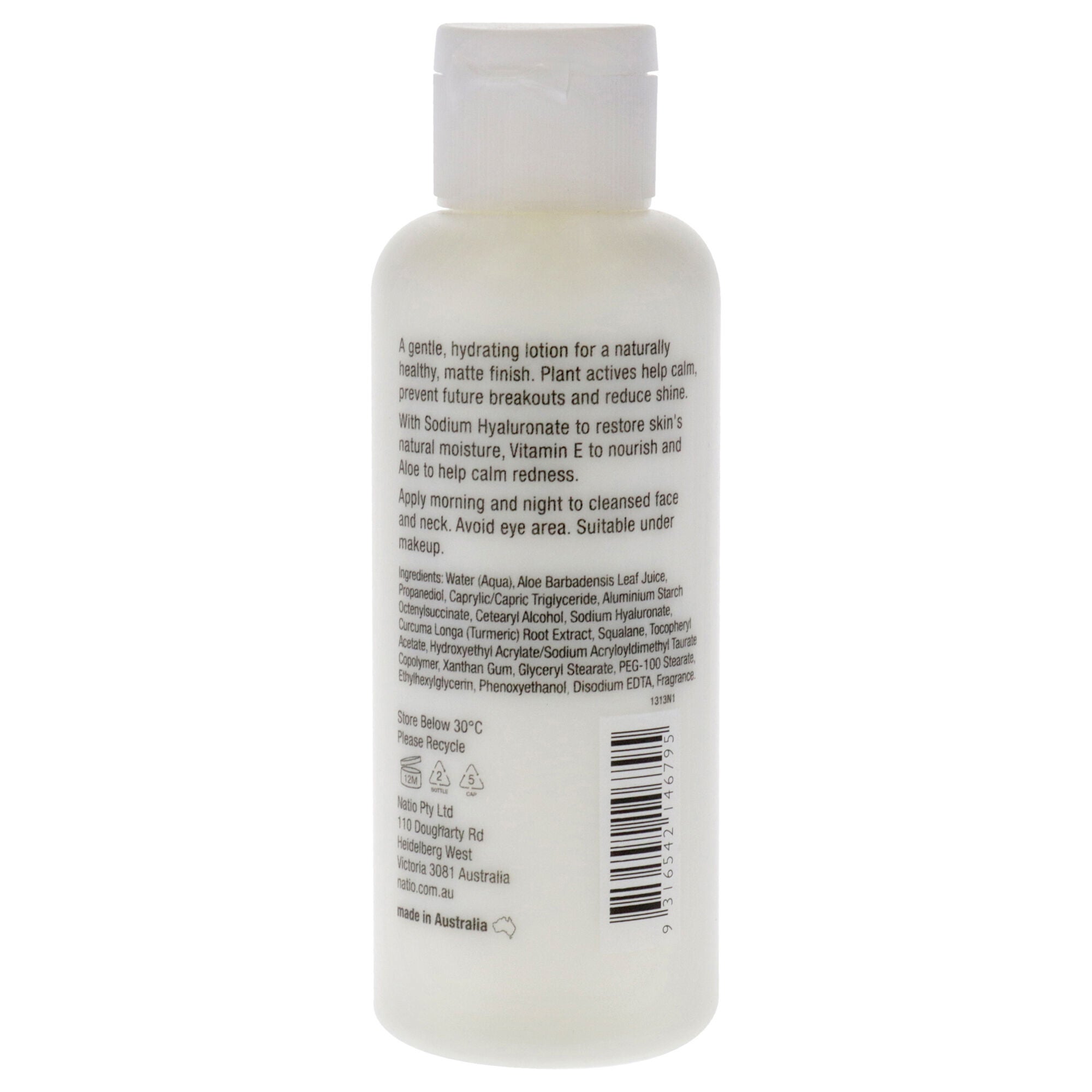 Clear Shine Control Face Moisturiser by Natio for Women - 4.2 oz Cream, See Description, alternate image number 1