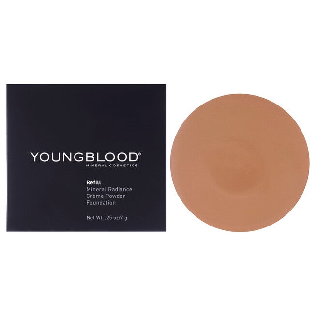 Mineral Radiance Creme Powder Foundation - Toffee by Youngblood for Women - 0.25 oz Foundation (Refill), See Description, hi-res image number null