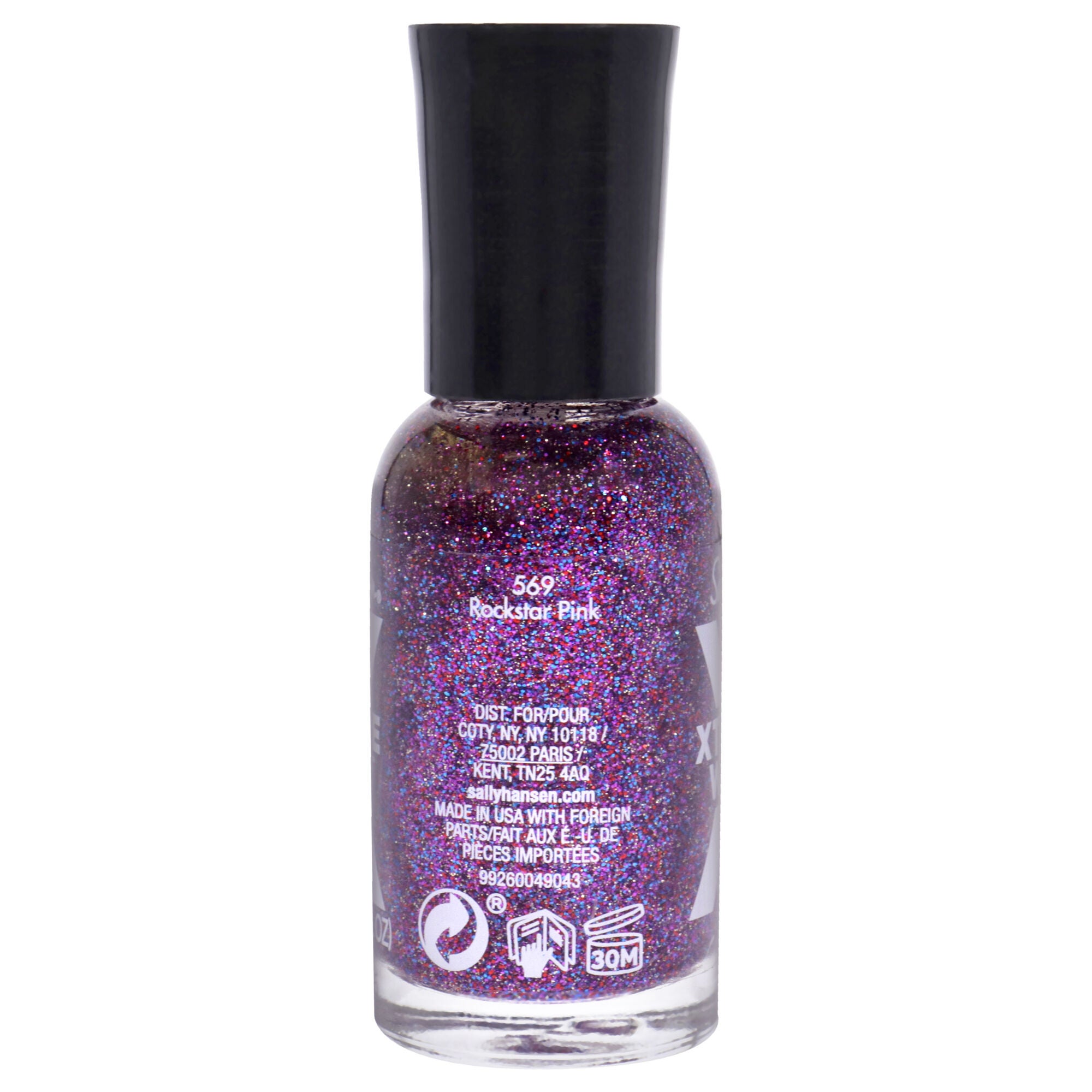 Xtreme Wear Nail Color - 569 Rockstar Pink by Sally Hansen for Women - 0.40 oz Nail Polish, See Description, alternate image number 2