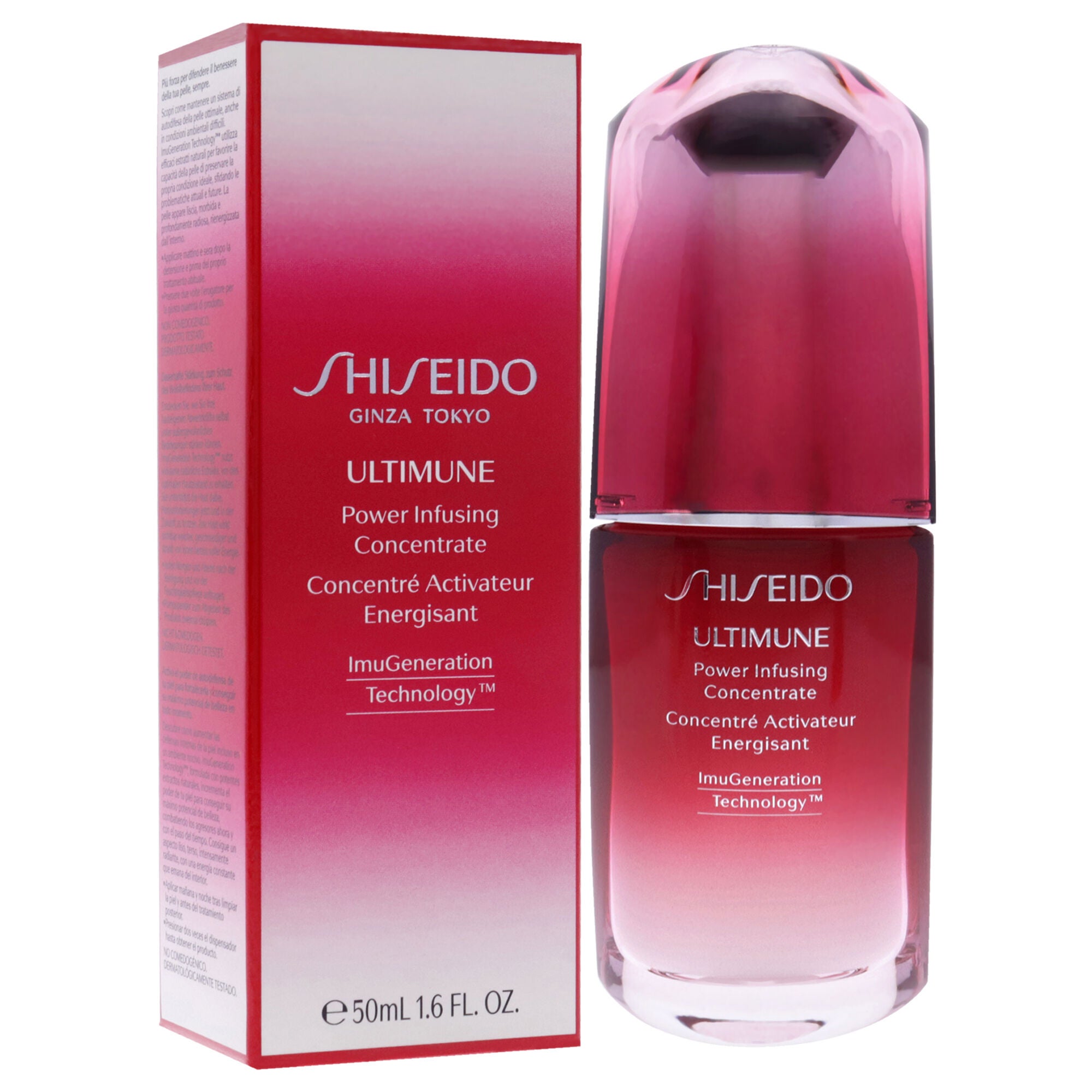 Ultimune Power Infusing Concentrate by Shiseido for Unisex - 1.6 oz Moisturizer, , alternate image number 6