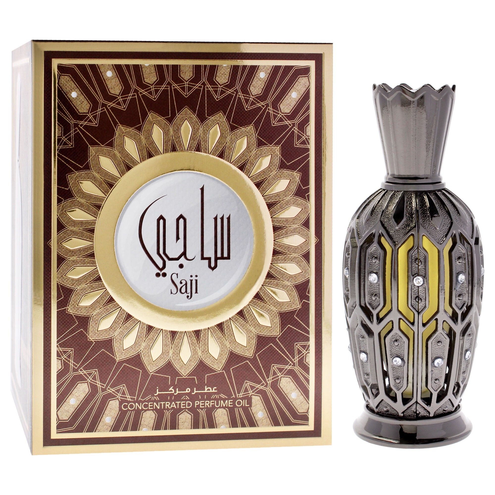 Saji by Hamidi for Unisex - 0.67 oz Concentrated Perfume Oil, Clear, alternate image number 2