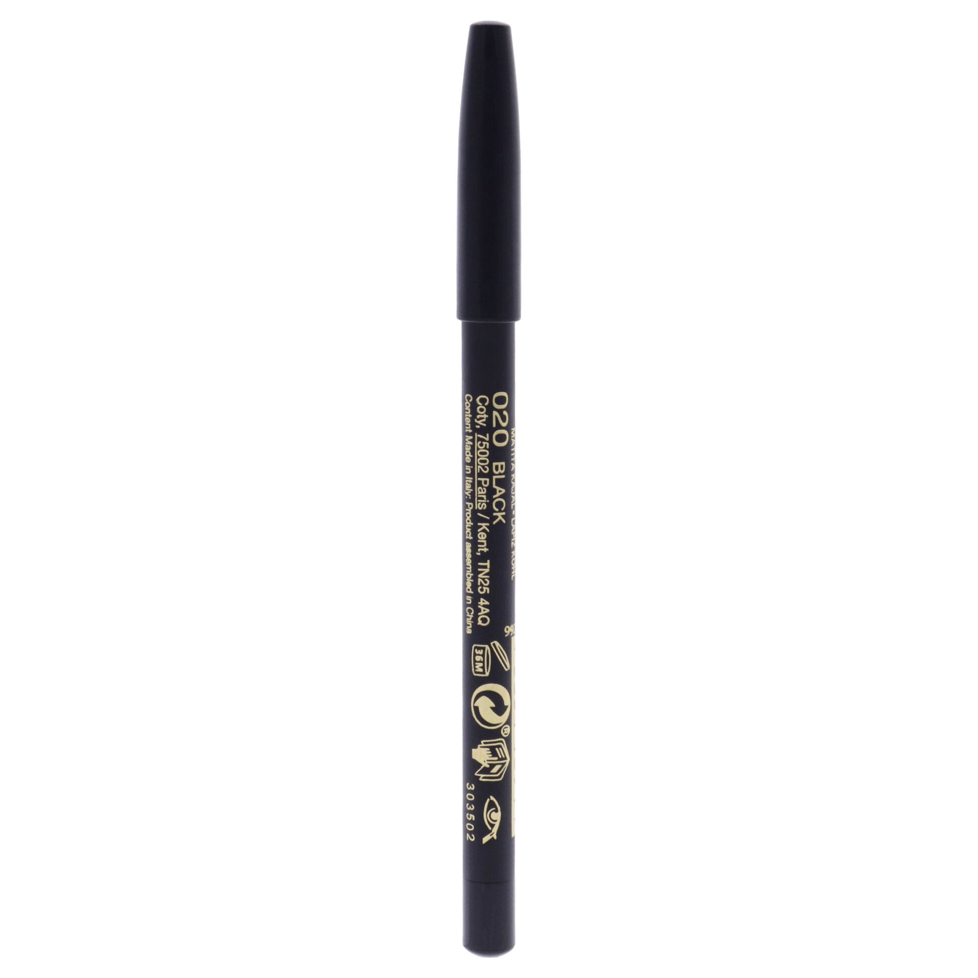 Kohl Pencil - 020 Black by Max Factor for Women - 0.1 oz Eyeliner, , alternate image number 3