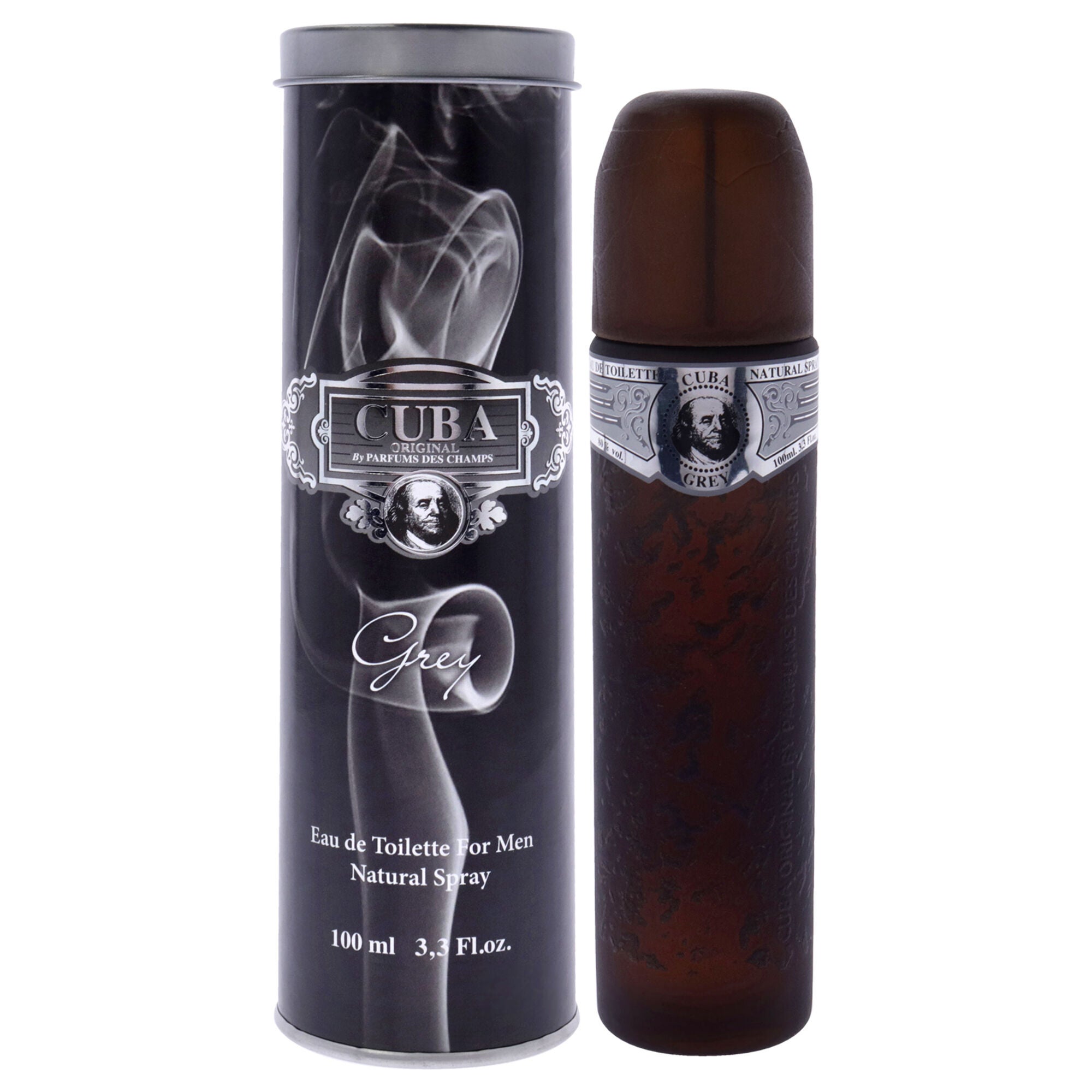 Cuba Grey by Cuba for Men - 3.3 oz EDT Spray, See Description, hi-res image number 0
