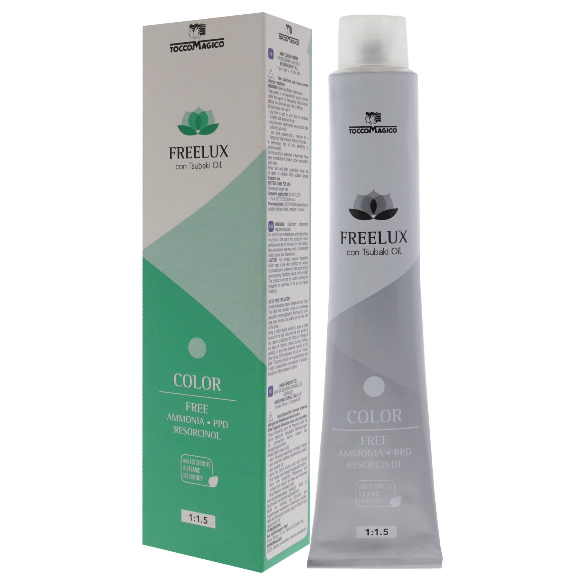 Freelux Permanet Hair Color - 10 Platinum Blond by Tocco Magico for Unisex - 3.38 oz Hair Color, See Description, alternate image number 3