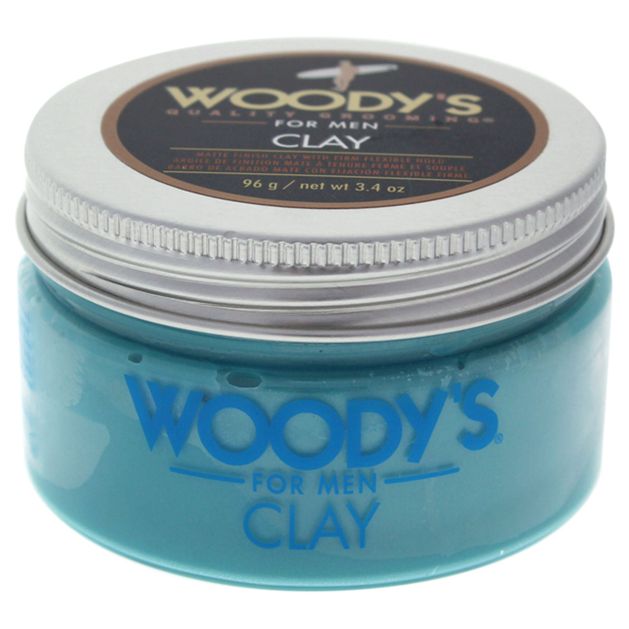 Matte Finish Clay by Woodys for Men - 3.4 oz Styling, See Description, hi-res image number 0