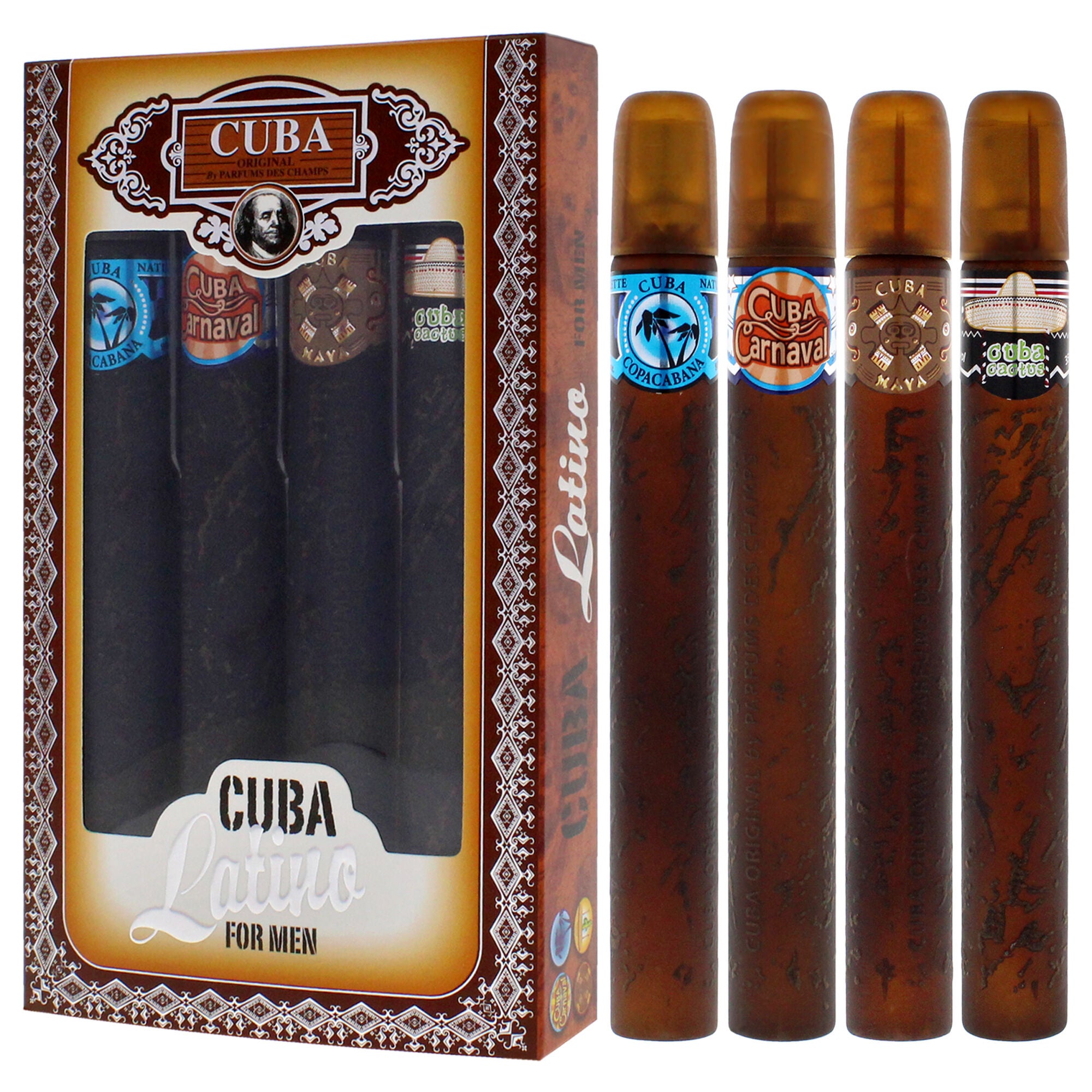 Cuba Latino Collection by Cuba for Men - 4 Pc Gift Set, See Description, alternate image number 3