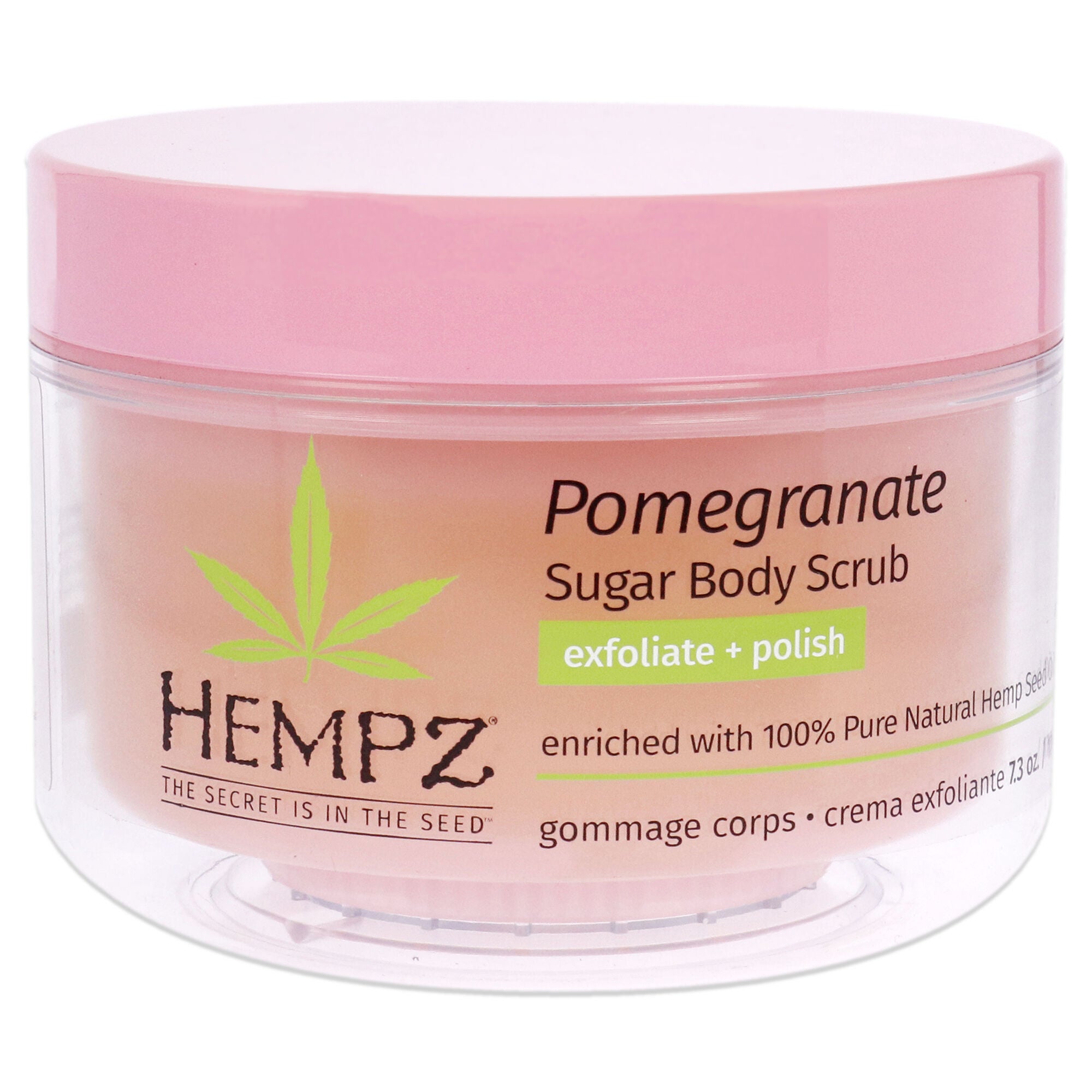 Pomegranate Herbal Sugar Body Scrub by Hempz for Unisex - 7.3 oz Scrub, , alternate image number 4