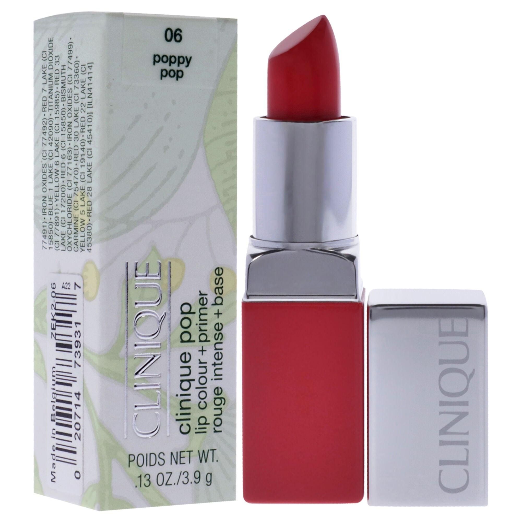 Clinique Pop Lip Colour Plus Primer - 06 Poppy Pop by Clinique for Women - 0.13 oz Lipstick, , alternate image number 6