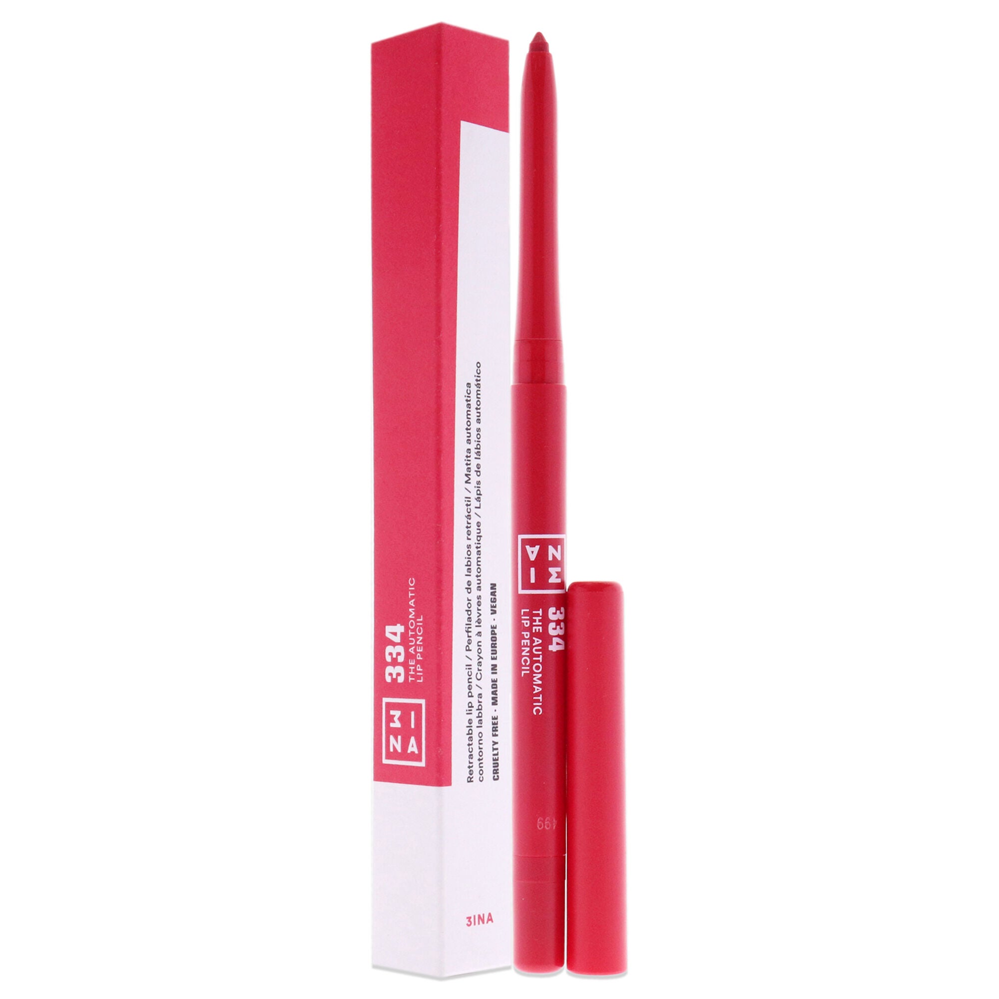 The Automatic Lip Pencil - 334 by 3INA for Women - 0.01 oz Lip Pencil, See Description, alternate image number 3