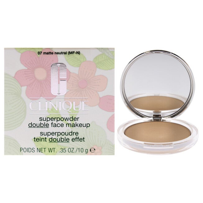 Superpowder Double Face Makeup - 07 Matte Neutral (MF-N)-Dry Combination To Oily by Clinique for Women - 0.35 oz Makeup, NA, hi-res image number null