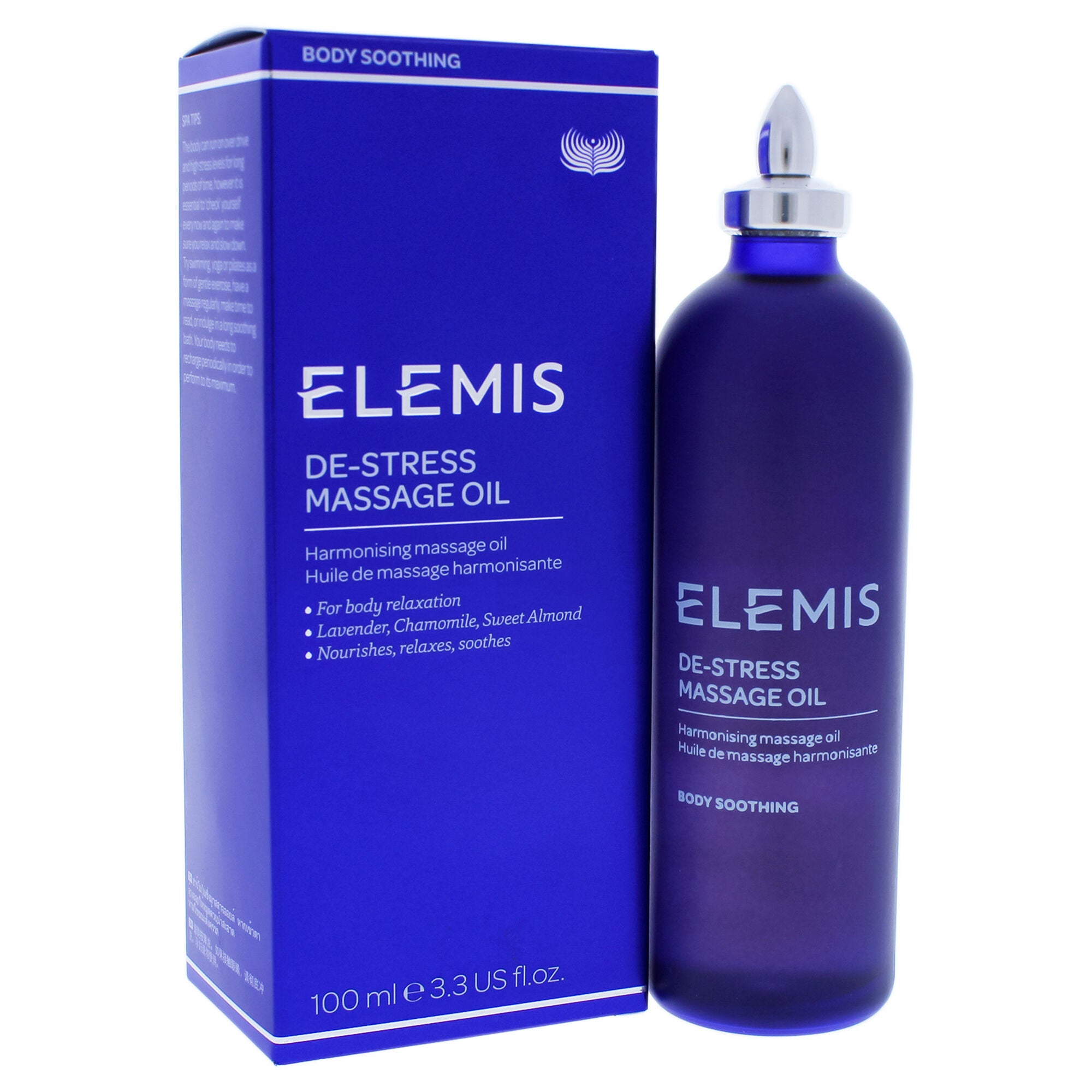 De-Stress Massage Oil by Elemis for Unisex - 3.3 oz Body Oil, , alternate image number 6