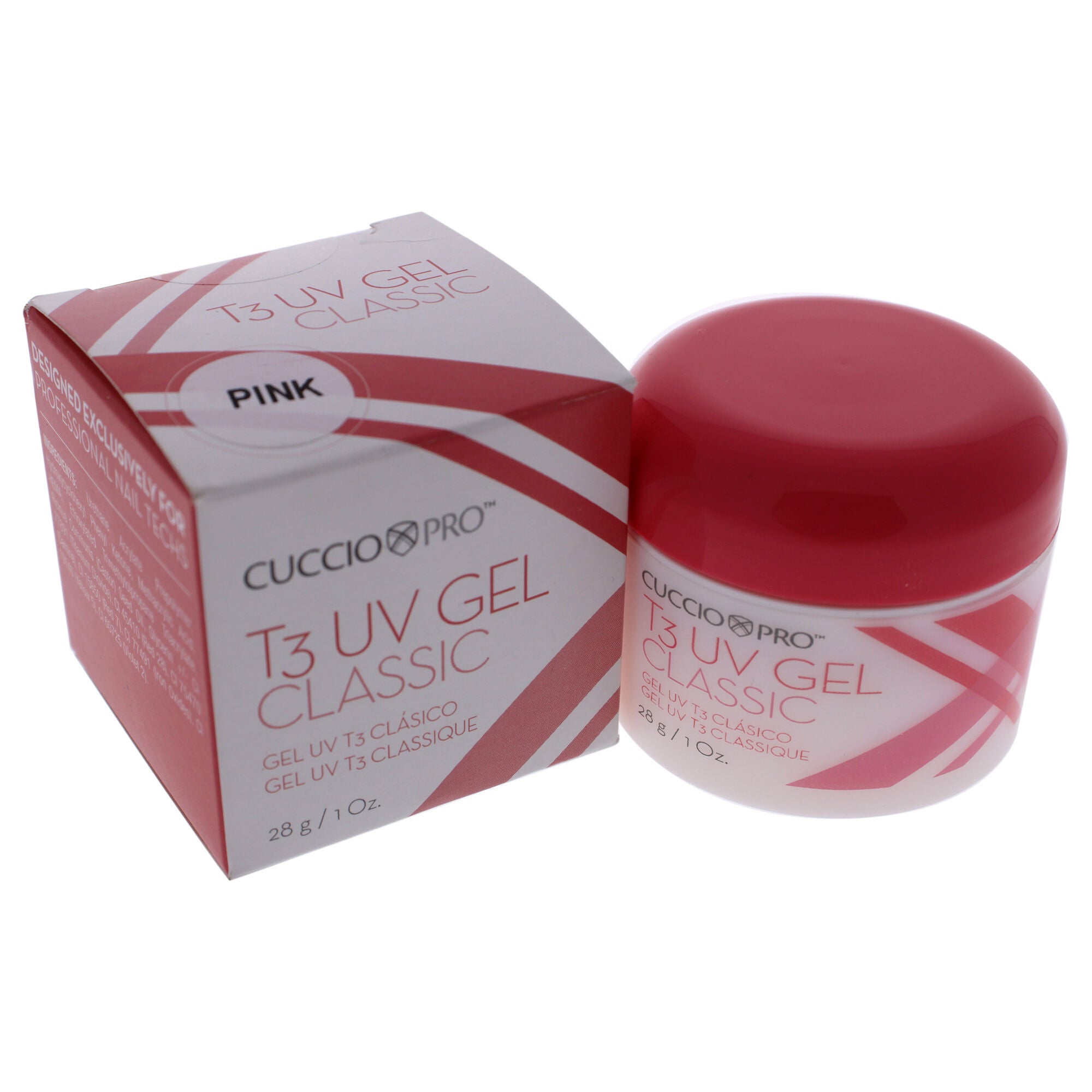 T3 Uv Gel Classic - Pink by Cuccio Pro for Women - 1 oz Nail Gel, See Description, alternate image number 3