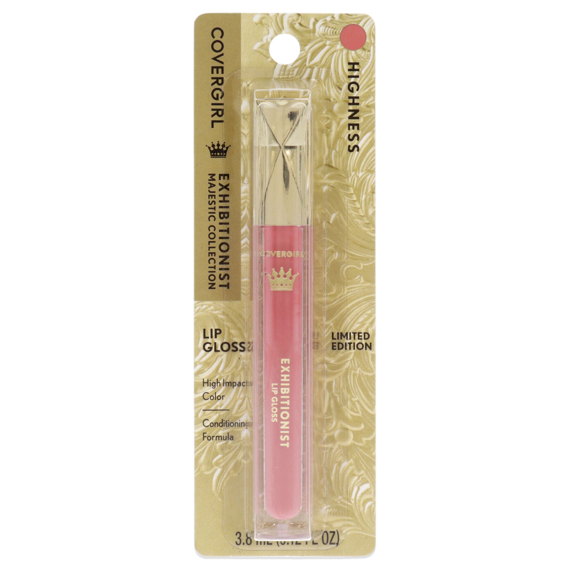 Exhibitionist Majesty Lip Gloss - 125 Highness by CoverGirl for Women - 0.12 oz Lip Gloss, See Description, hi-res image number 0