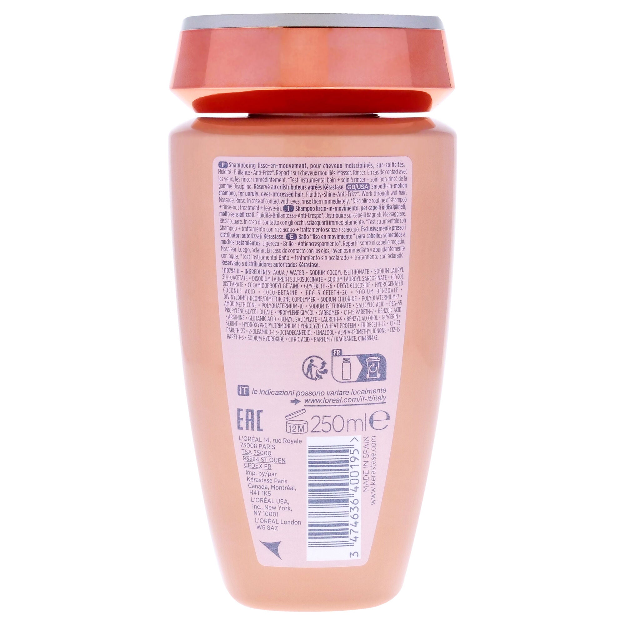 Discipline Bain Fluidealiste Gentle Shampoo by Kerastase for Unisex - 8.5 oz Shampoo, See Description, alternate image number 1