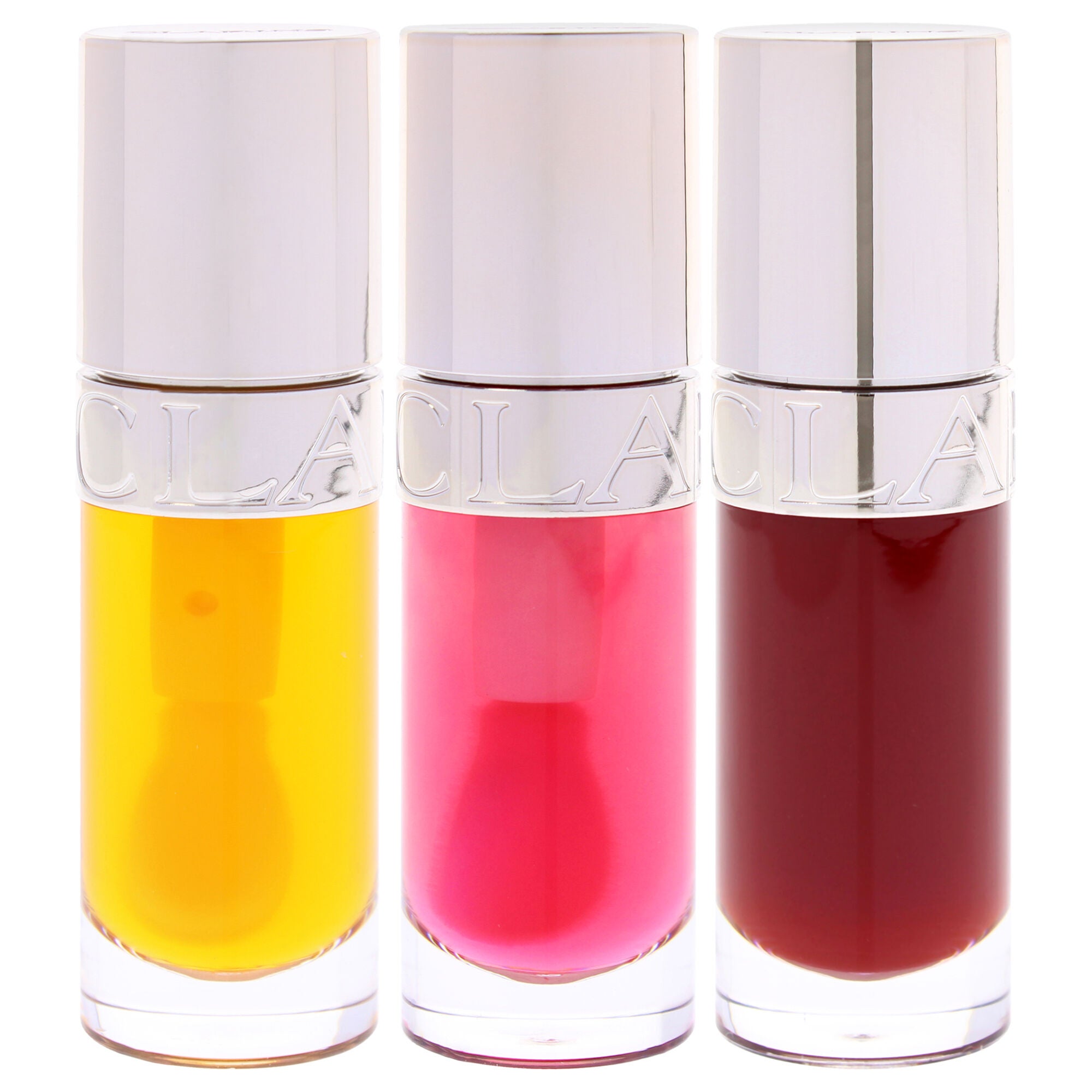 Lip Comfort Oil Collection by Clarins for Women - 3 x 0.2 oz Lip Oil - 01 Honey, Lip Oil - 03 Cherry, Lip Oil - 04 Pitaya, See Description, alternate image number 4