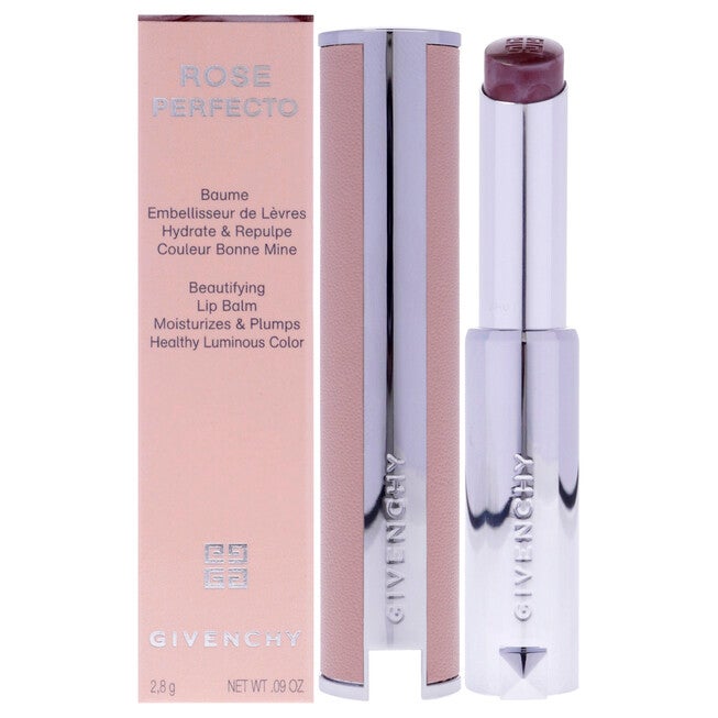 Rose Perfecto Beautifying Lip Balm - 117 Chilling Brown by Givenchy for Women - 0.09 oz Lip Balm, See Description, hi-res image number 0