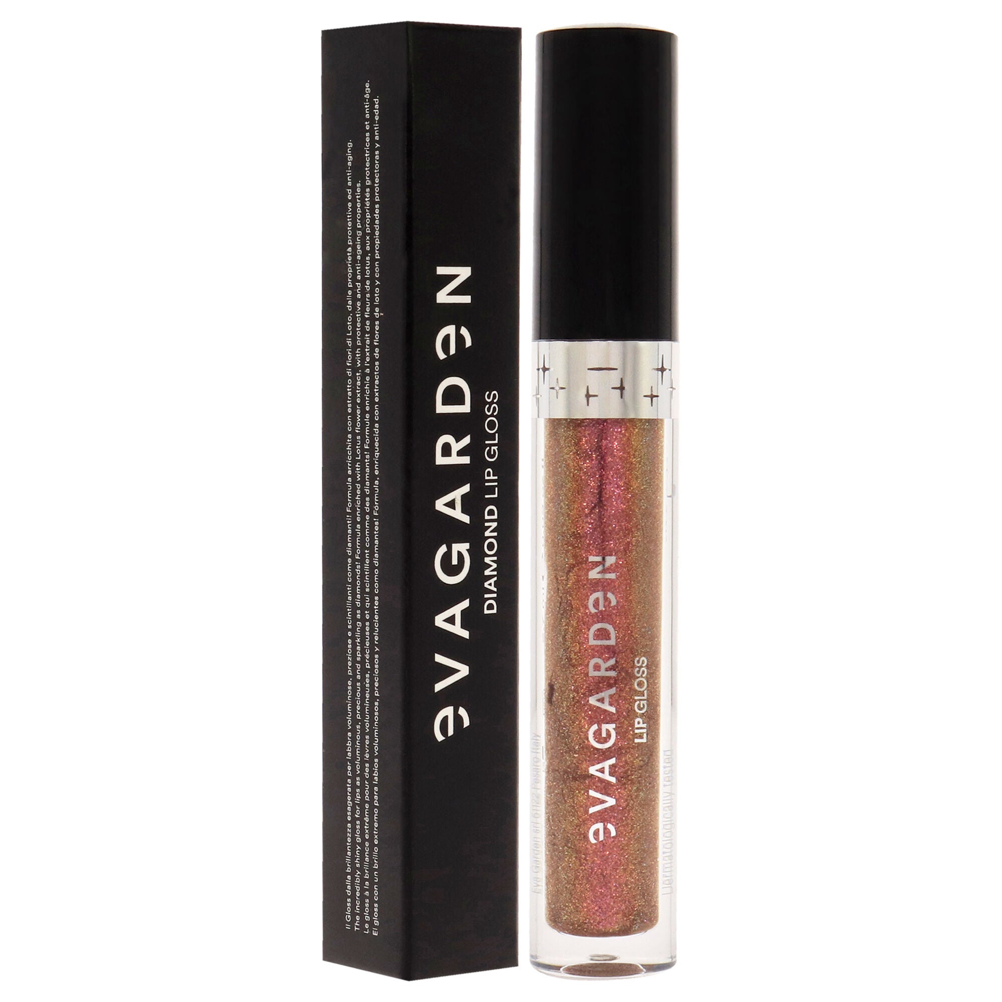 Diamond Lip Gloss - 857 Iridescence Pink by Evagarden for Women - 0.09 oz Lip Gloss, , alternate image number 7