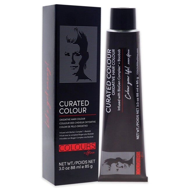 Curated Colour - 6.6-6R Dark Reddish Blonde by Colours By Gina for Unisex - 3 oz Hair Color, See Description, alternate image number 2