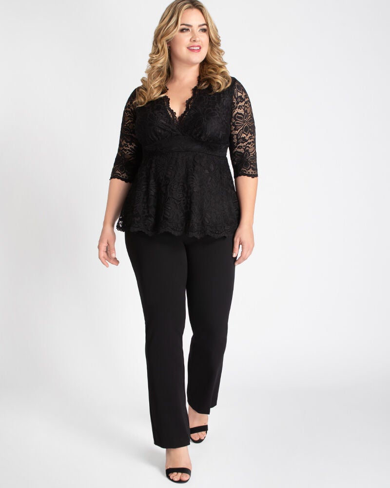 Linden Lace Top, Onyx, alternate image number 1