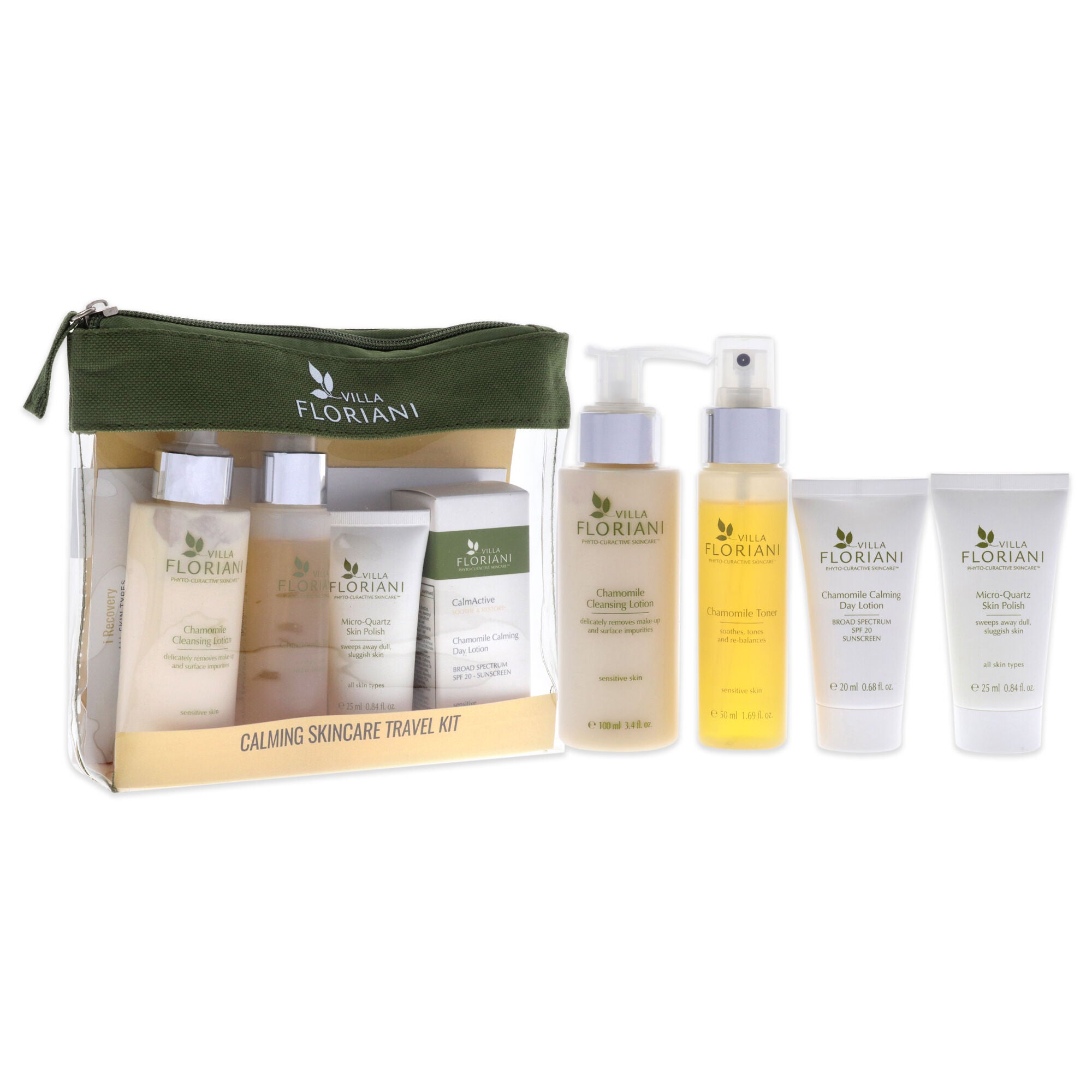 Calming Skincare Travel Kit by Villa Floriani for Women - 6 Pc Gift Set, , alternate image number 6