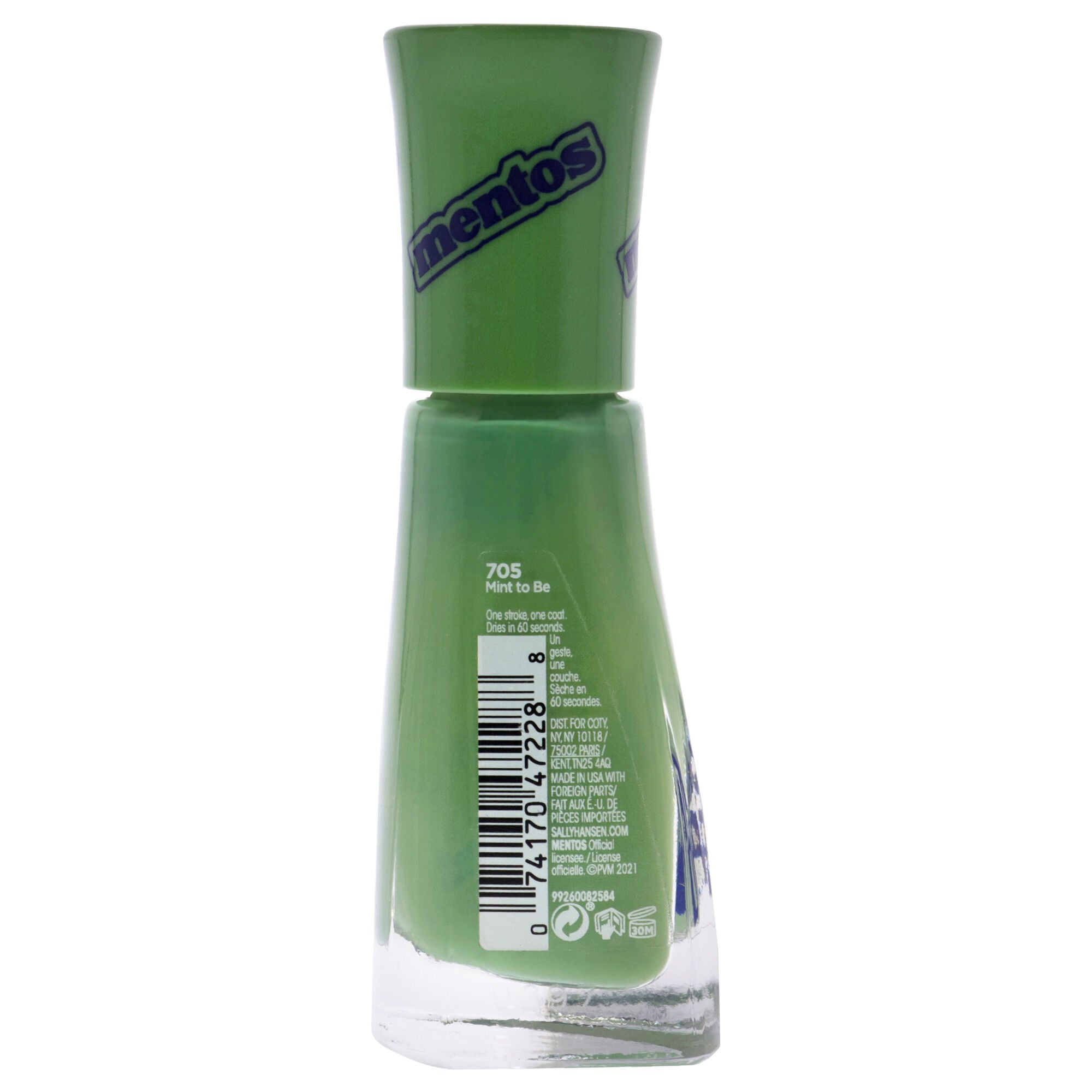 Insta-Dri Mentos - 705 Mint To Be by Sally Hansen for Women - 0.31 oz Nail Polish, See Description, alternate image number 1