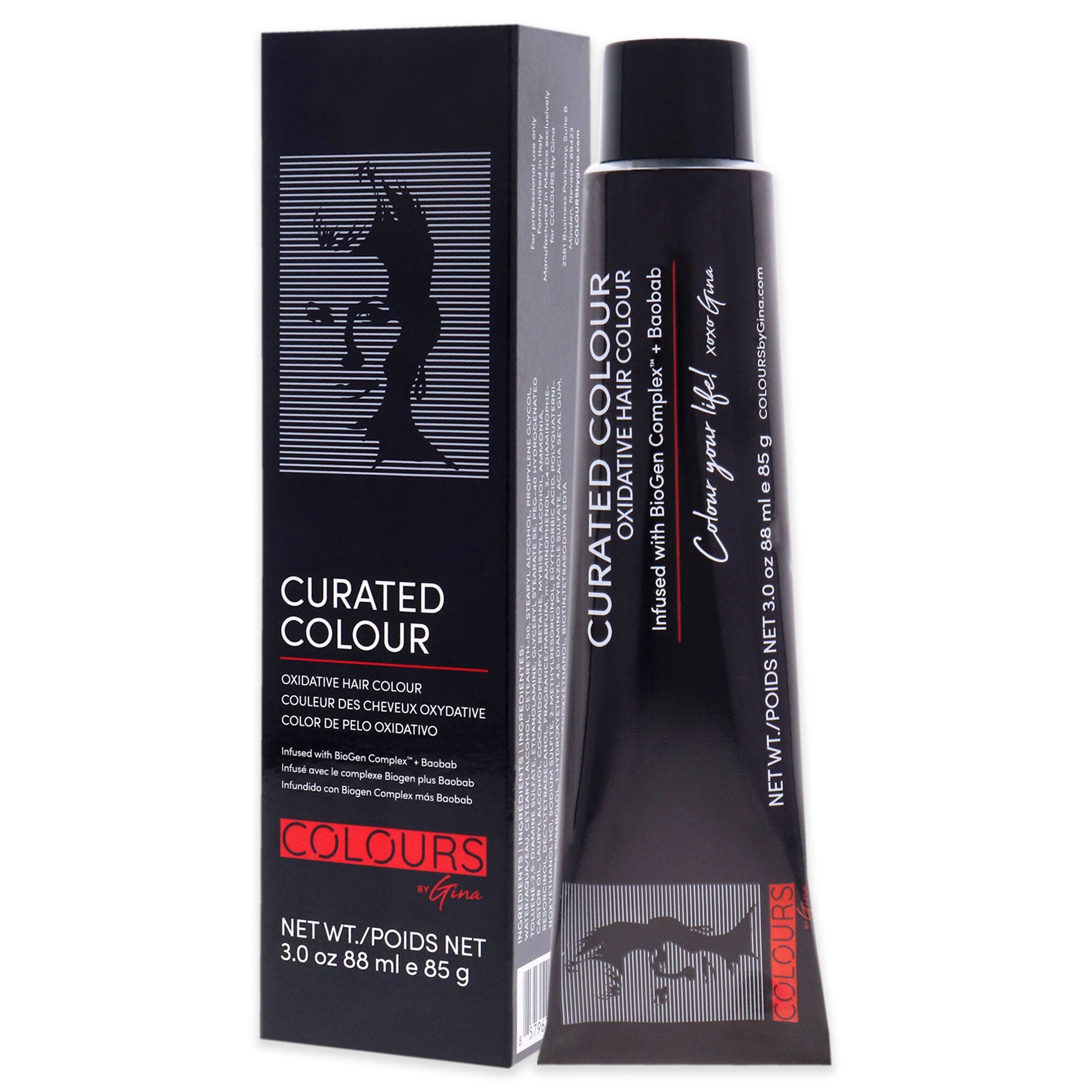 Curated Colour - 2.0-2N Darkest Natural Brown by Colours By Gina for Unisex - 3 oz Hair Color, See Description, alternate image number 3