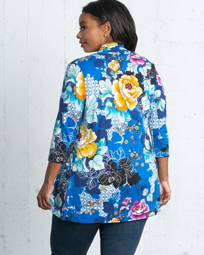 Lori Print Cardigan, , alternate image number null
