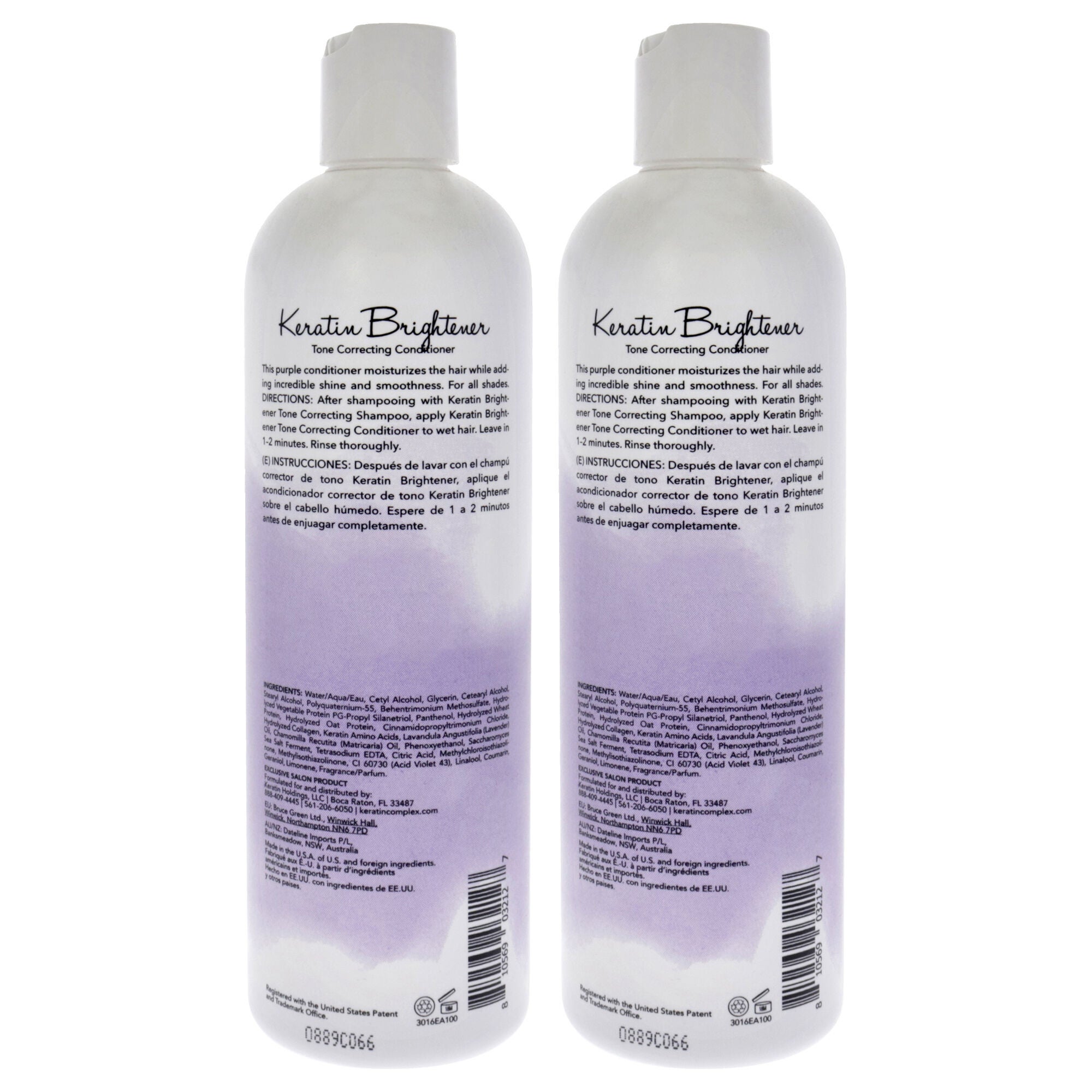 Keratin Brightener Conditioner by Keratin Perfect for Unisex - 12 oz Conditioner - Pack of 2, , alternate image number 3
