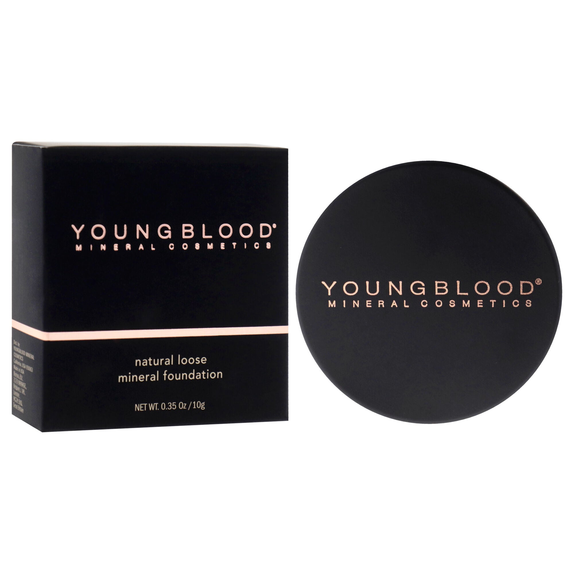 Natural Loose Mineral Foundation - Coffee by Youngblood for Women - 0.35 oz Foundation, See Description, alternate image number 2