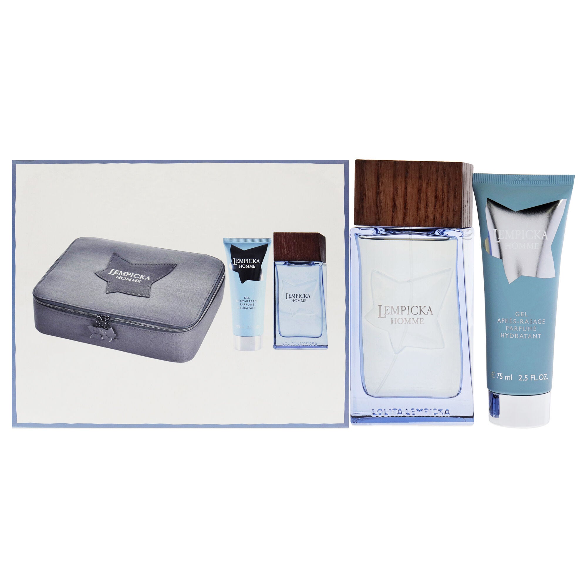 Lolita Lempicka by Lolita Lempicka for Women - 3 Pc Gift Set 3.4oz EDT Spray, 2.5oz Perfume After Shave Gel, Textile Pouch, See Description, hi-res image number 0
