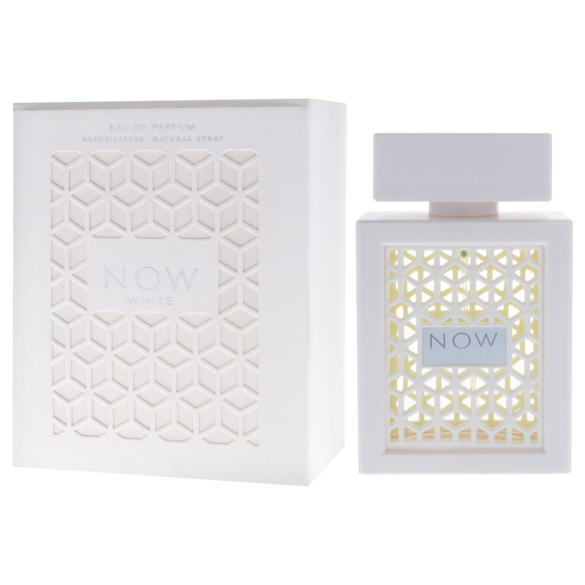 Rave Now White by Lattafa for Unisex - 3.4 oz EDP Spray, Clear, alternate image number 3