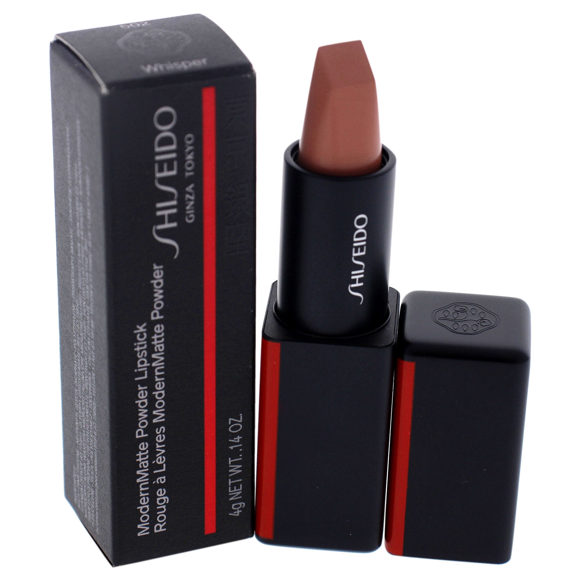 ModernMatte Powder Lipstick - 502 Whisper by Shiseido for Women - 0.14 oz Lipstick, , alternate image number 8