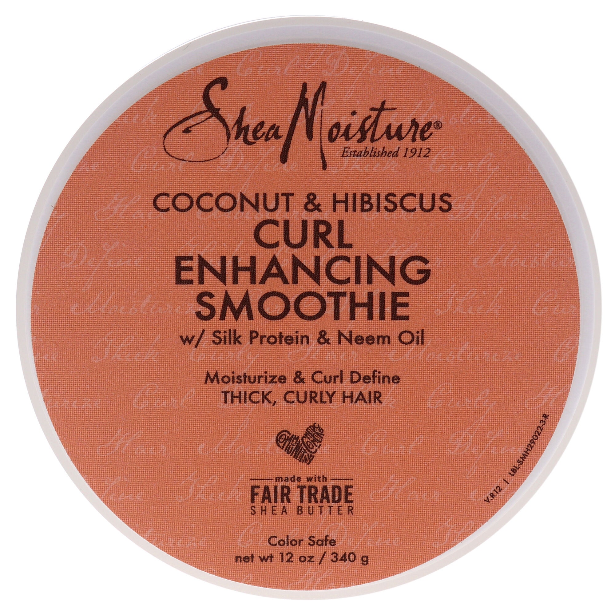 Coconut Hibiscus Curl Enhancing Smoothie by Shea Moisture for Unisex - 12 oz Cream, See Description, alternate image number 1