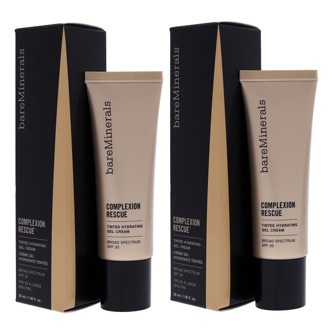 Complexion Rescue Tinted Hydrating Gel Cream SPF 30 - 05 Natural by bareMinerals for Women - 1.18 oz Foundation - Pack of 2, NA, alternate image number null