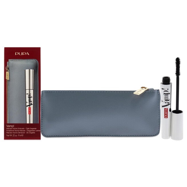 Vamp! Mascara Set by Pupa Milano for Women - 2 Pc 0.32oz Vamb! Mascara - 100 Black, ClutchBag, NA, hi-res image number null