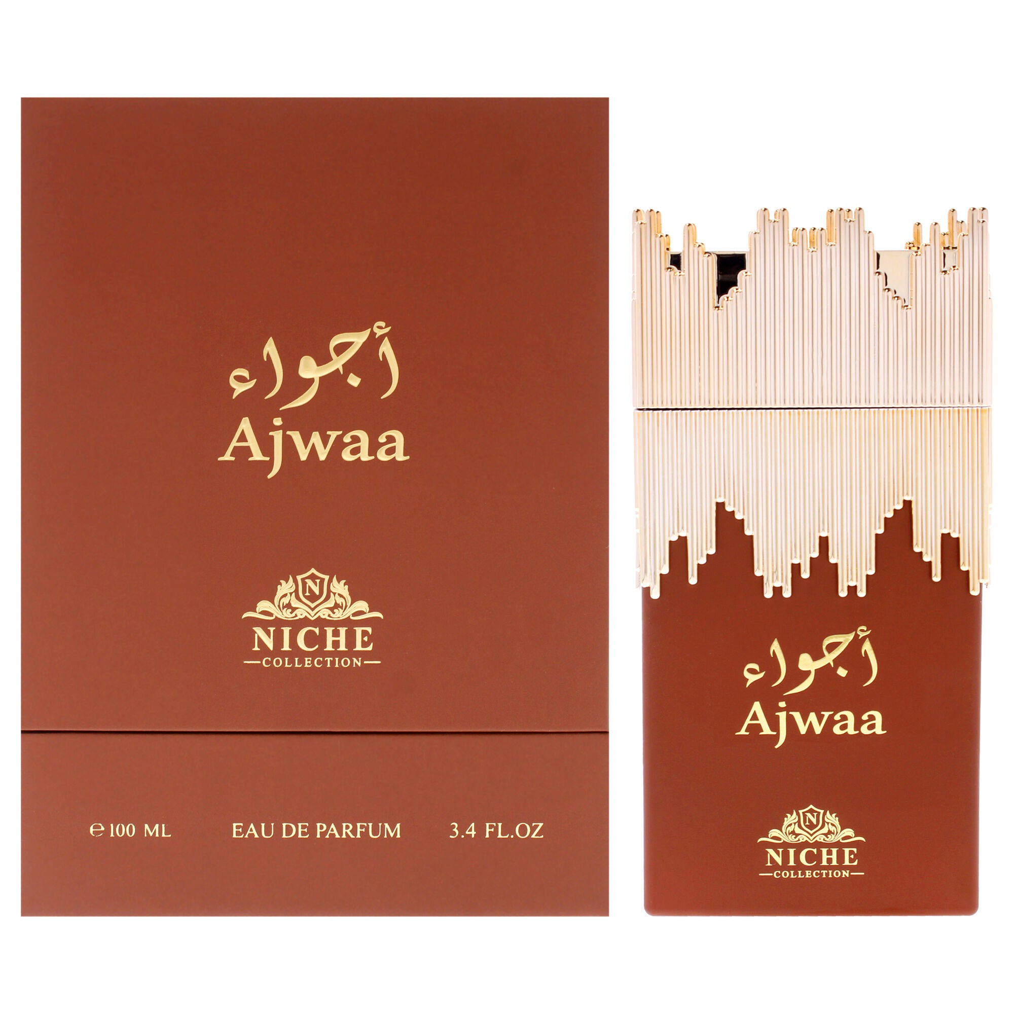 Niche Collection - Ajwaa by Khalis for Men - 3.4 oz EDP Spray, Clear, hi-res image number 0