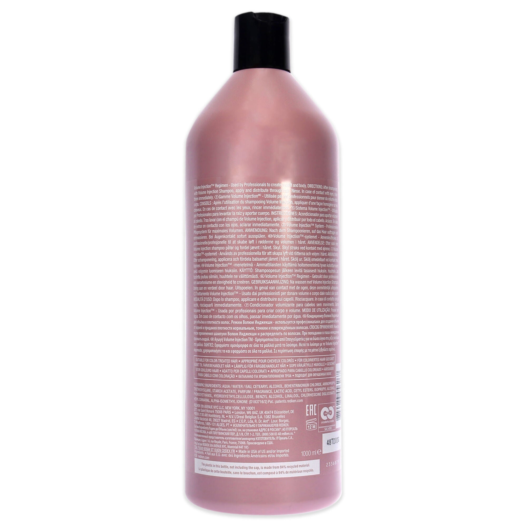 Volume Injection Conditioner-NP by Redken for Unisex - 33.8 oz Conditioner, See Description, alternate image number 1