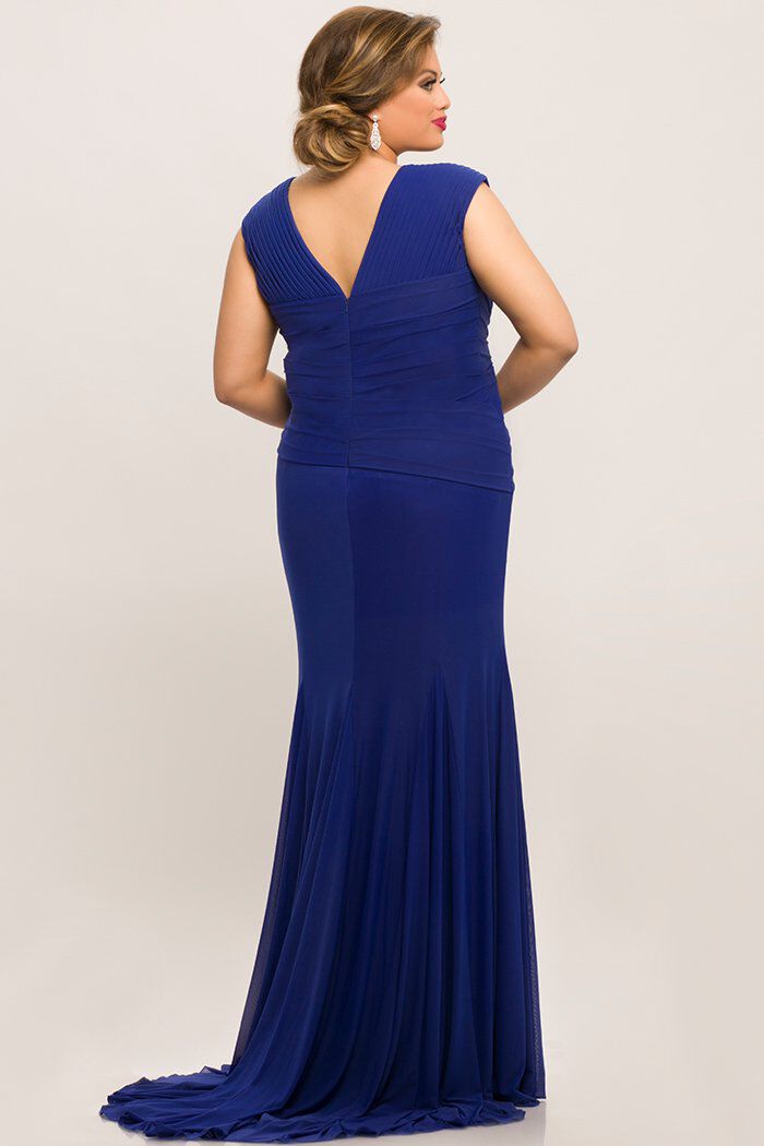 Shelby Evening Gown Fitted Plus Size Formal Dress