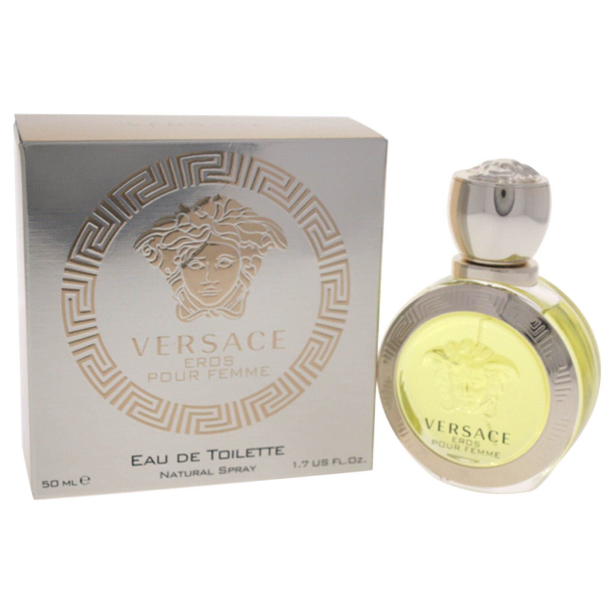 Versace Eros Pour Femme by Versace for Women - 1.7 oz EDT Spray, Clear, hi-res image number 0
