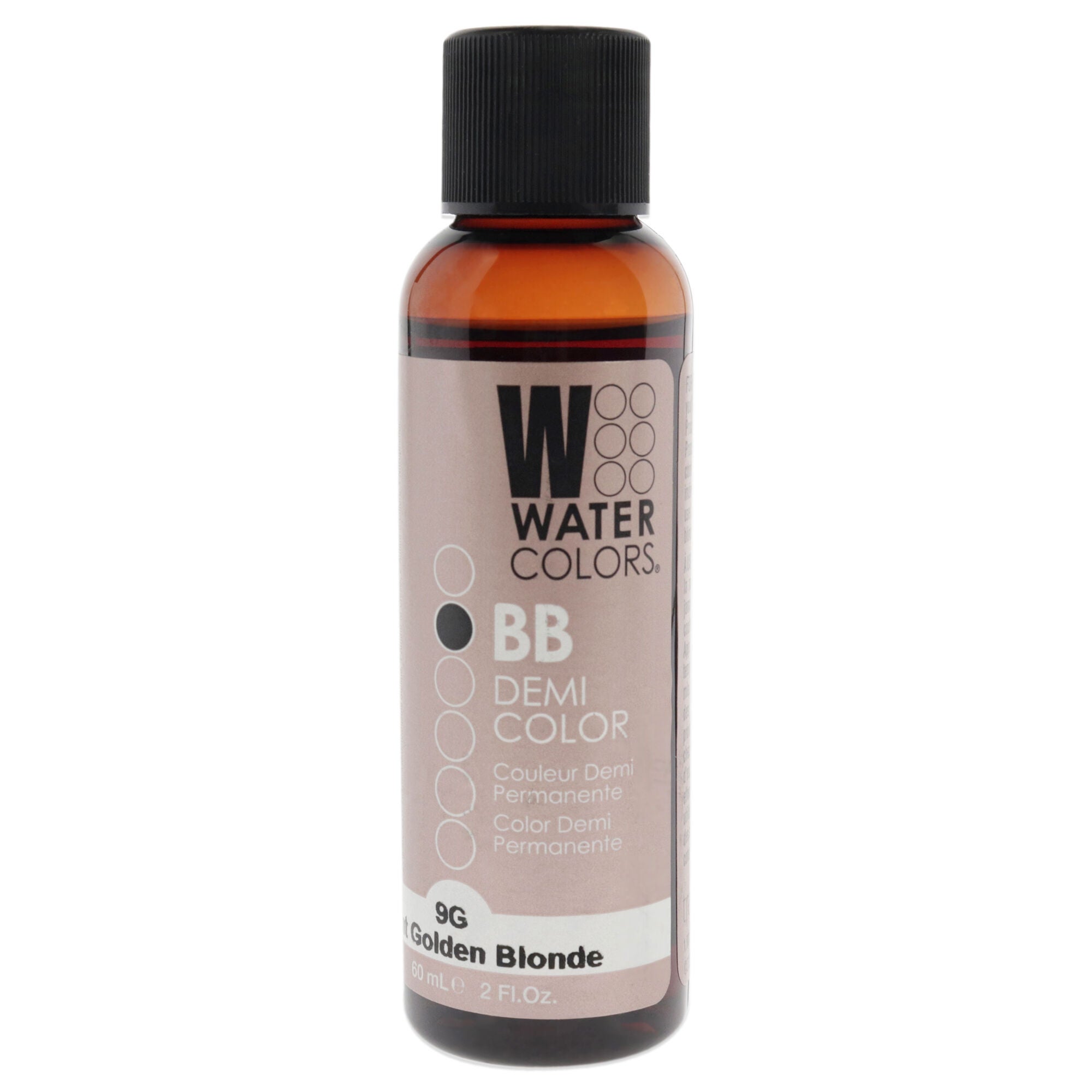 Watercolors BB Demi-Permanent Hair Color - 9G Light Golden Blonde by Tressa for Unisex - 2 oz Hair Color, See Description, hi-res image number 0