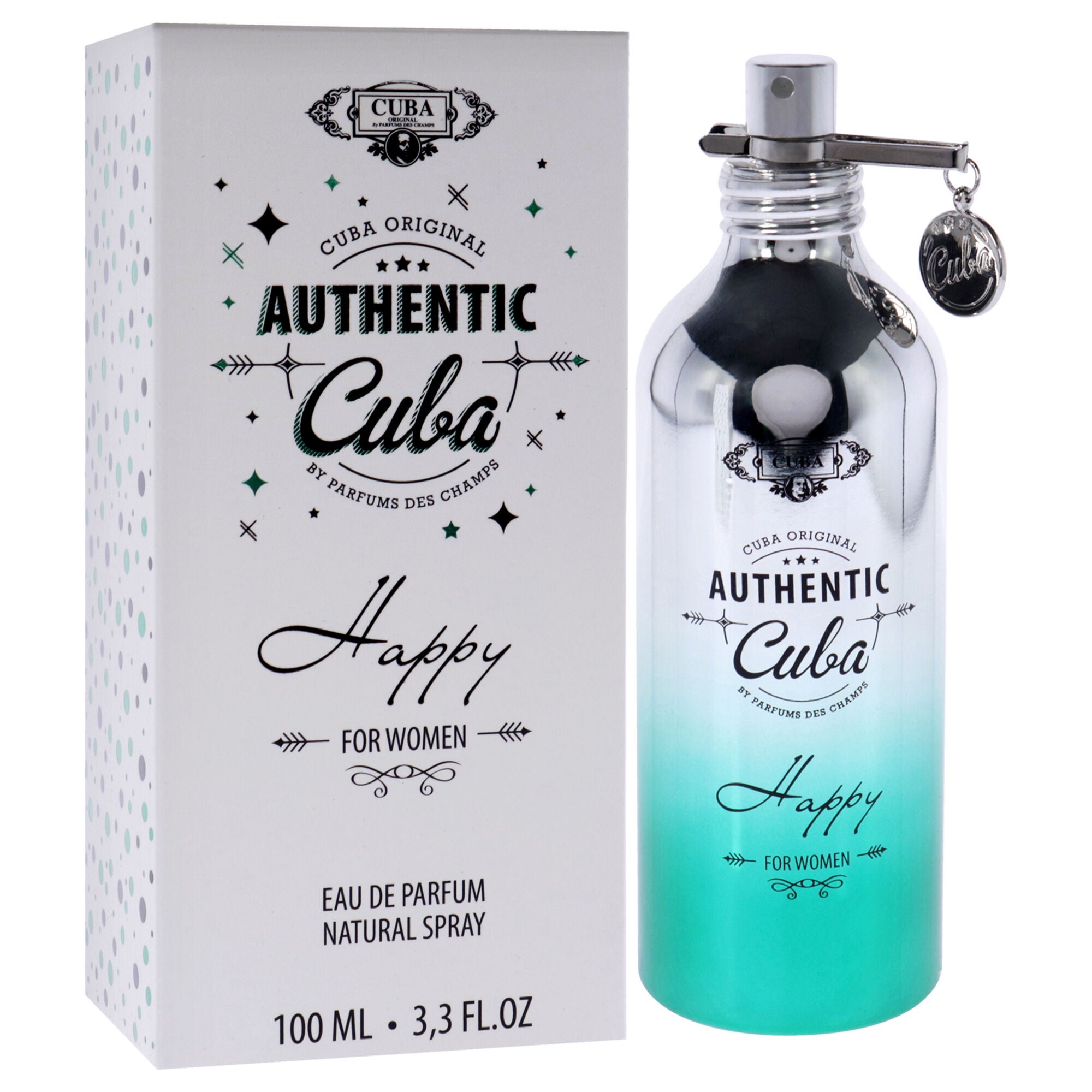 Cuba Authentic Happy by Cuba for Women - 3.3 oz EDP Spray, See Description, alternate image number 1