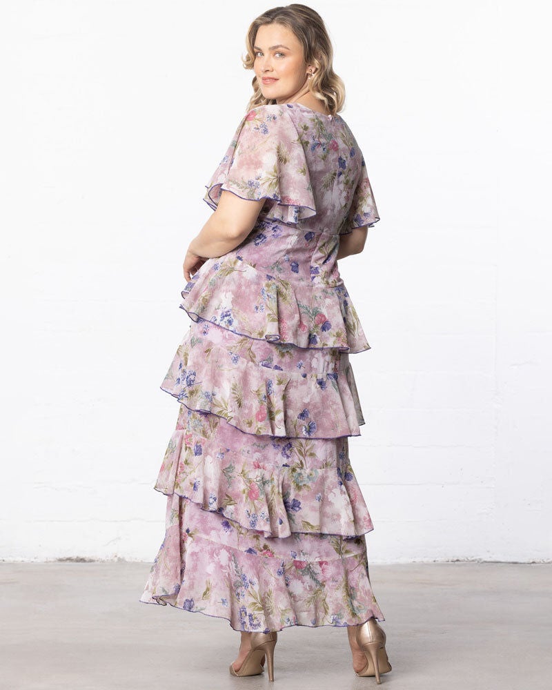 Tour de Flounce Evening Gown, , alternate image number 3