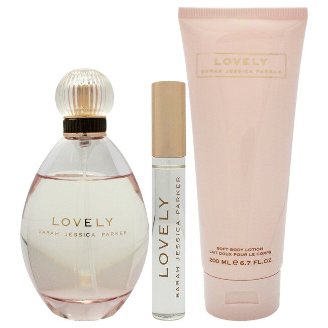 Lovely by Sarah Jessica Parker for Women - 3 Pc Gift Set 3.4oz EDP Spray, 0.34oz EDP RollerBall, 6.7oz Body Lotion, NA, alternate image number null