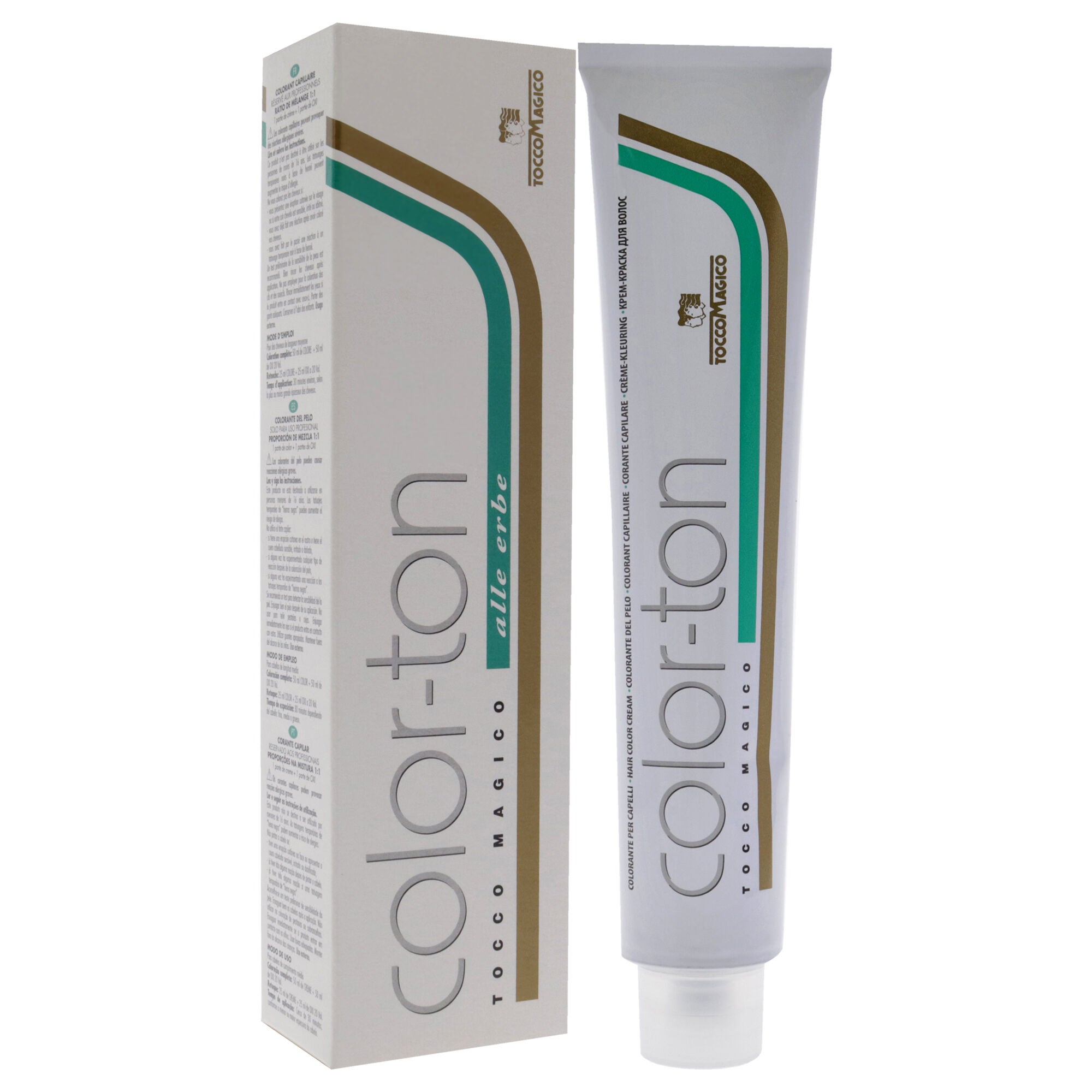 Color-Ton Permanent Hair Color - 1B-1.1 Blue Black by Tocco Magico for Unisex - 3.38 oz Hair Color, See Description, alternate image number 1