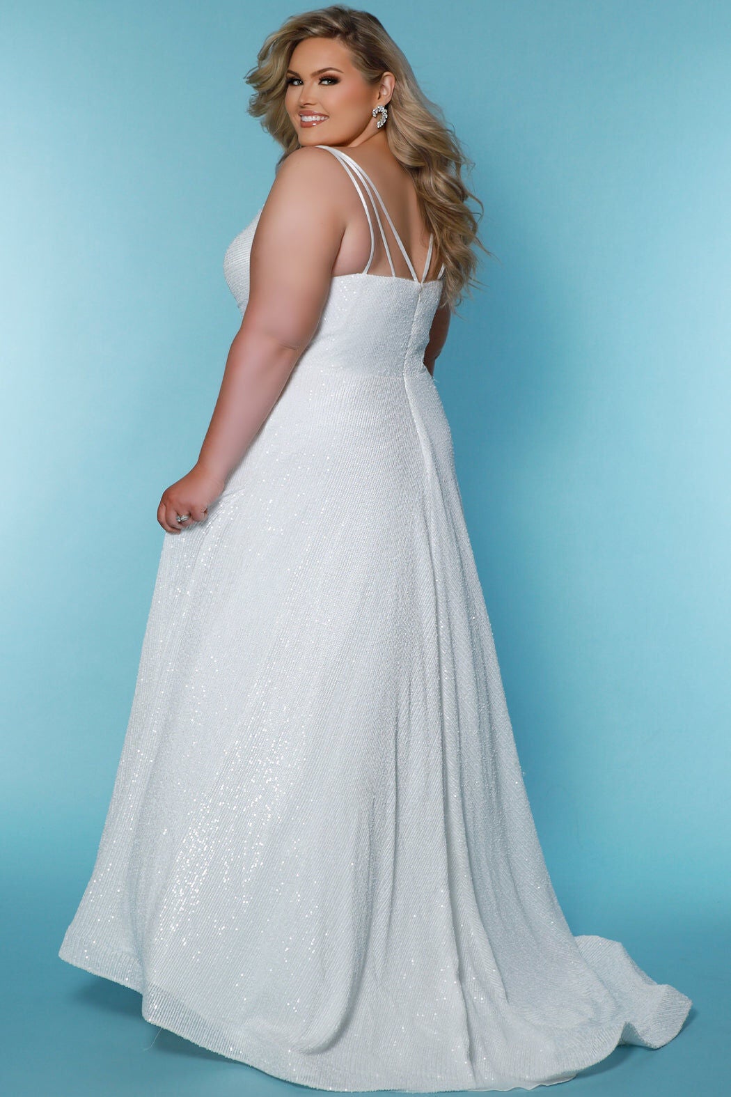 CALI BRIDAL DRESS, Ivory / Ivory, alternate image number 1