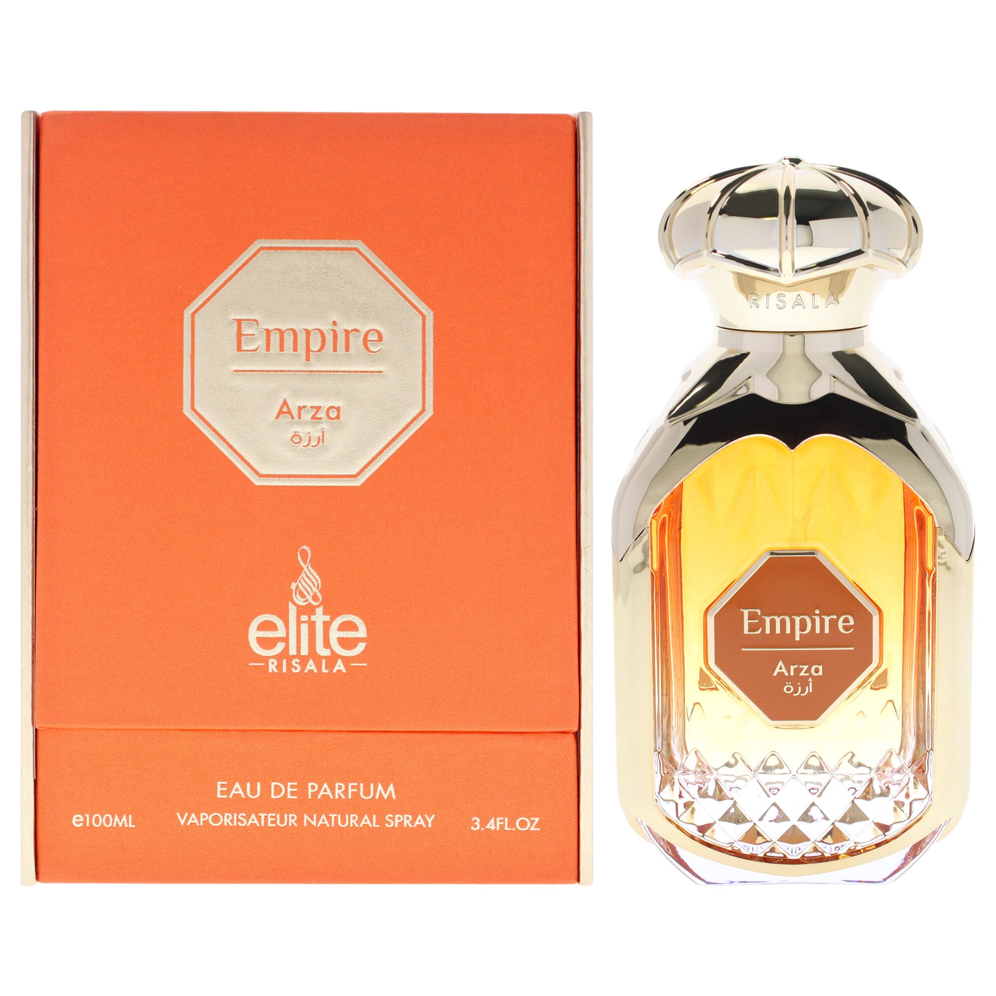 Elite - Empire Arza by Risala for Unisex - 3.4 oz EDP Spray, Clear, hi-res image number 0