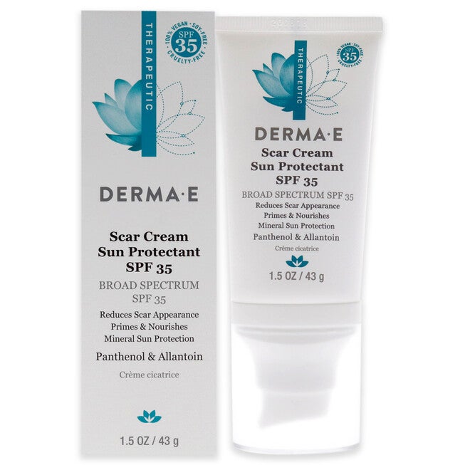 Scar Cream Sun Protectant SPF 35 by Derma-E for Unisex - 1.5 oz Sunscreen, NA, hi-res image number null