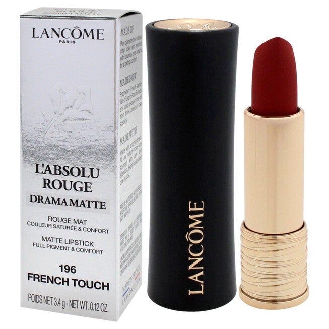 LAbsolu Rouge Drama Matte Lipstick - 196 French Touch by Lancome for Women - 0.12 oz Lipstick, NA, alternate image number null